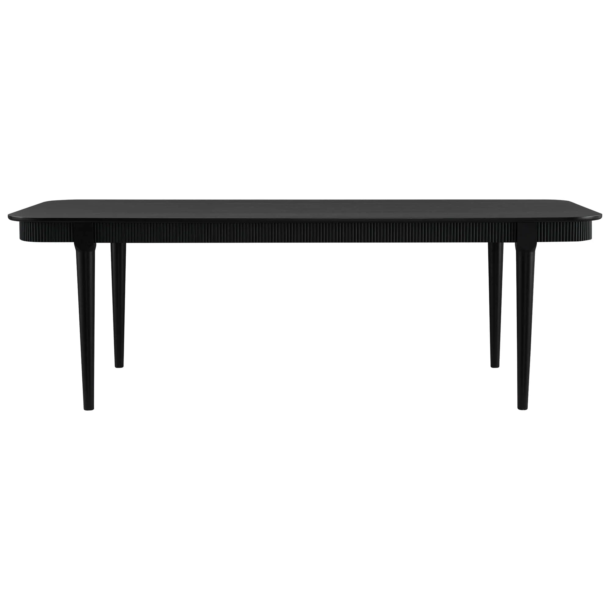 64.6" Nala Rectangular Fluted Wood Dining Table - Image 11