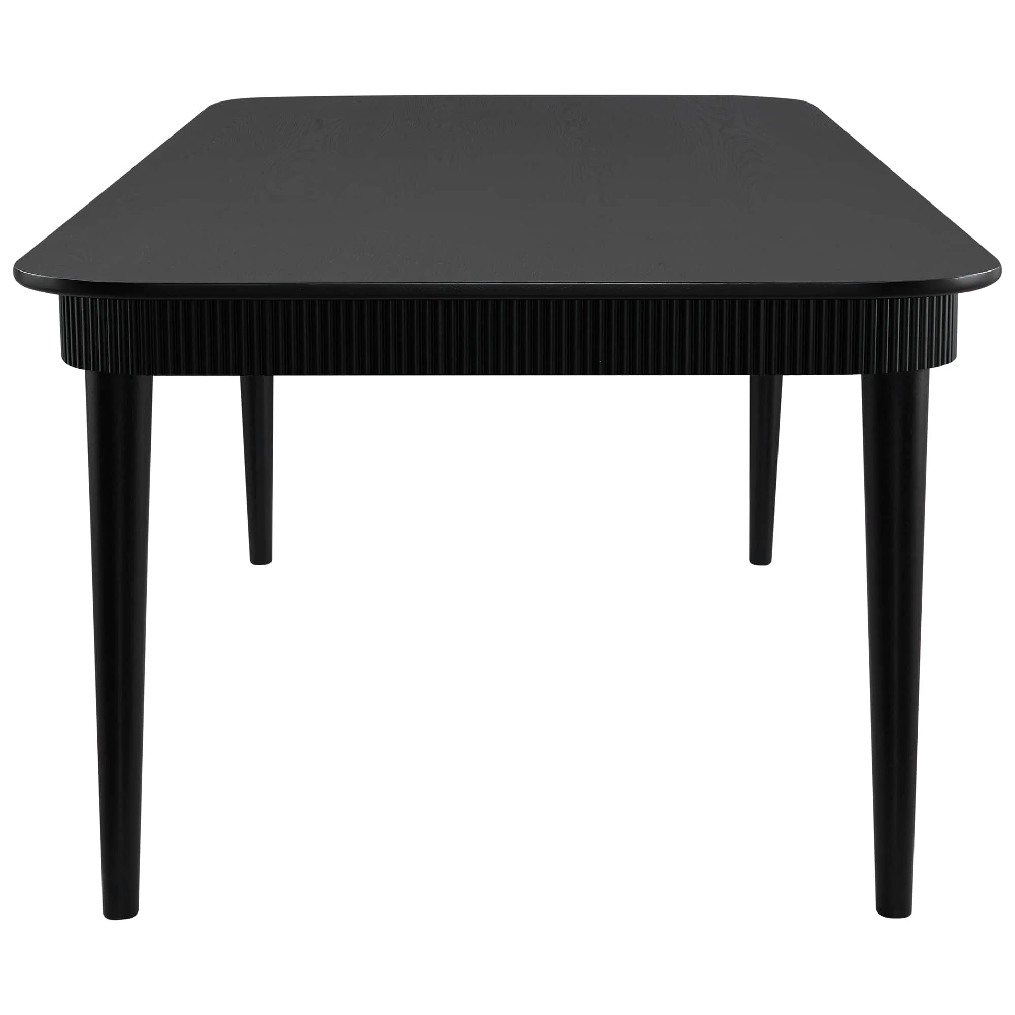 64.6" Nala Rectangular Fluted Wood Dining Table - Image 13