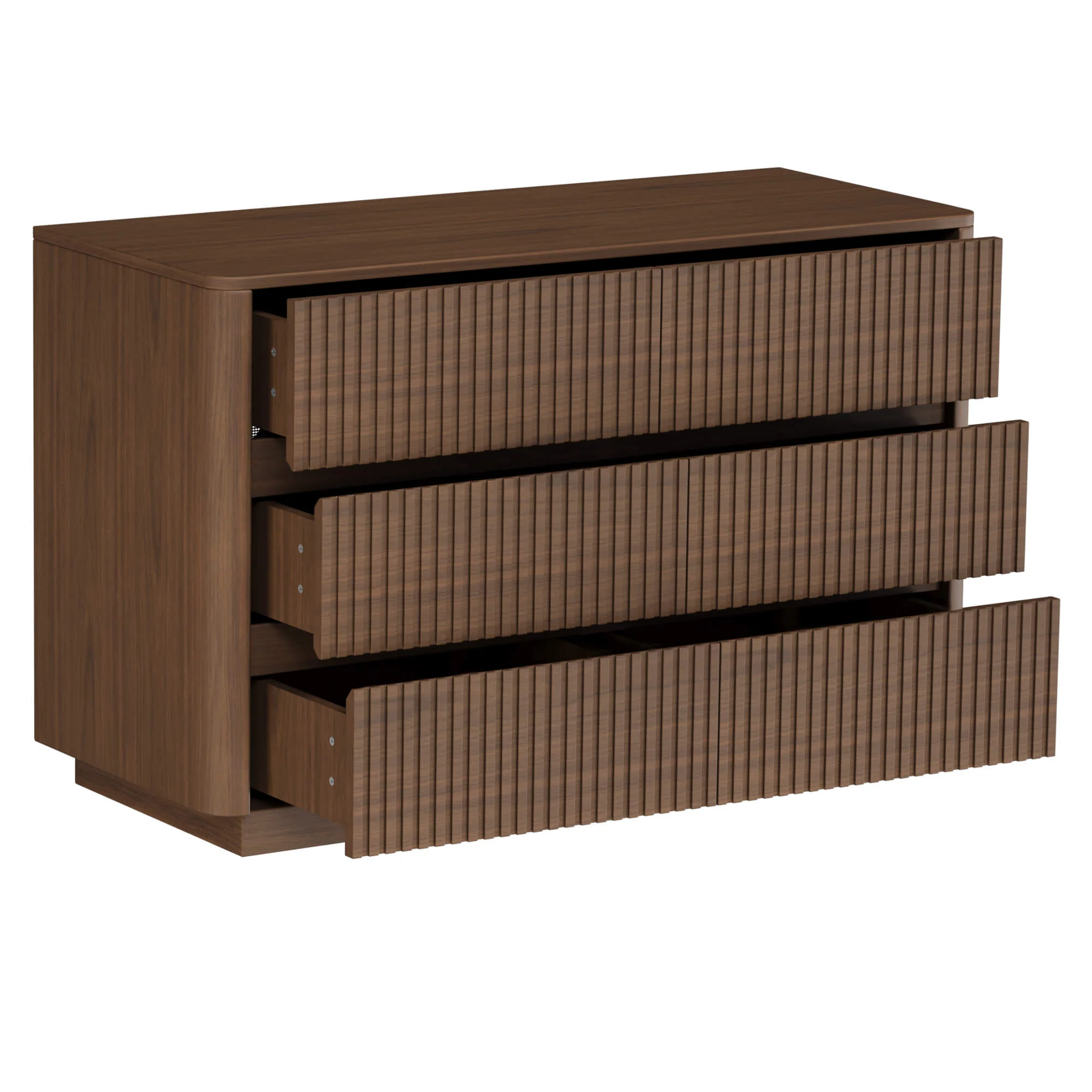 46" Coral 6-Drawer Fluted Double Dresser Sideboard - Image 10