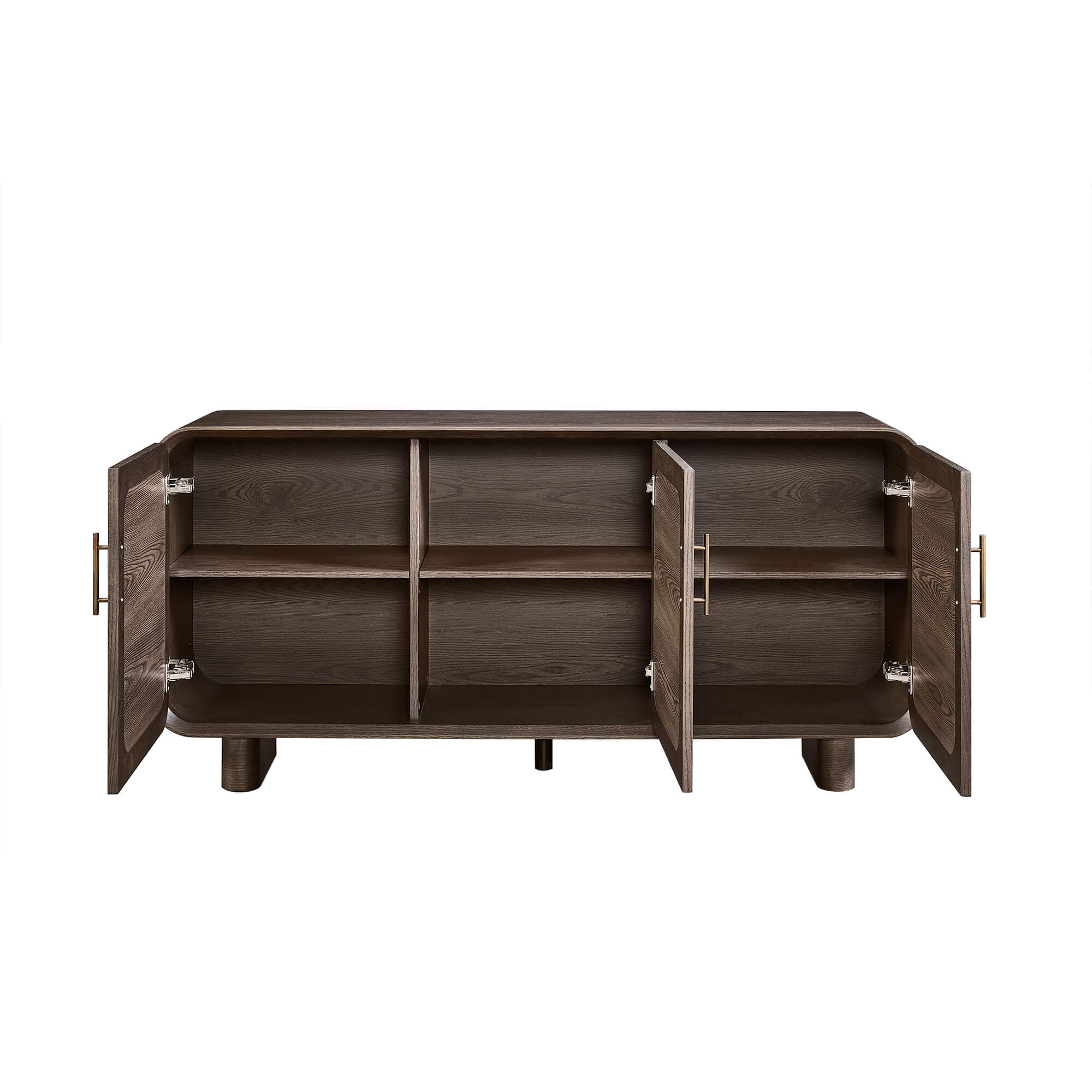 63" Hazel Vintage Curved Edge Sideboard - Image 9
