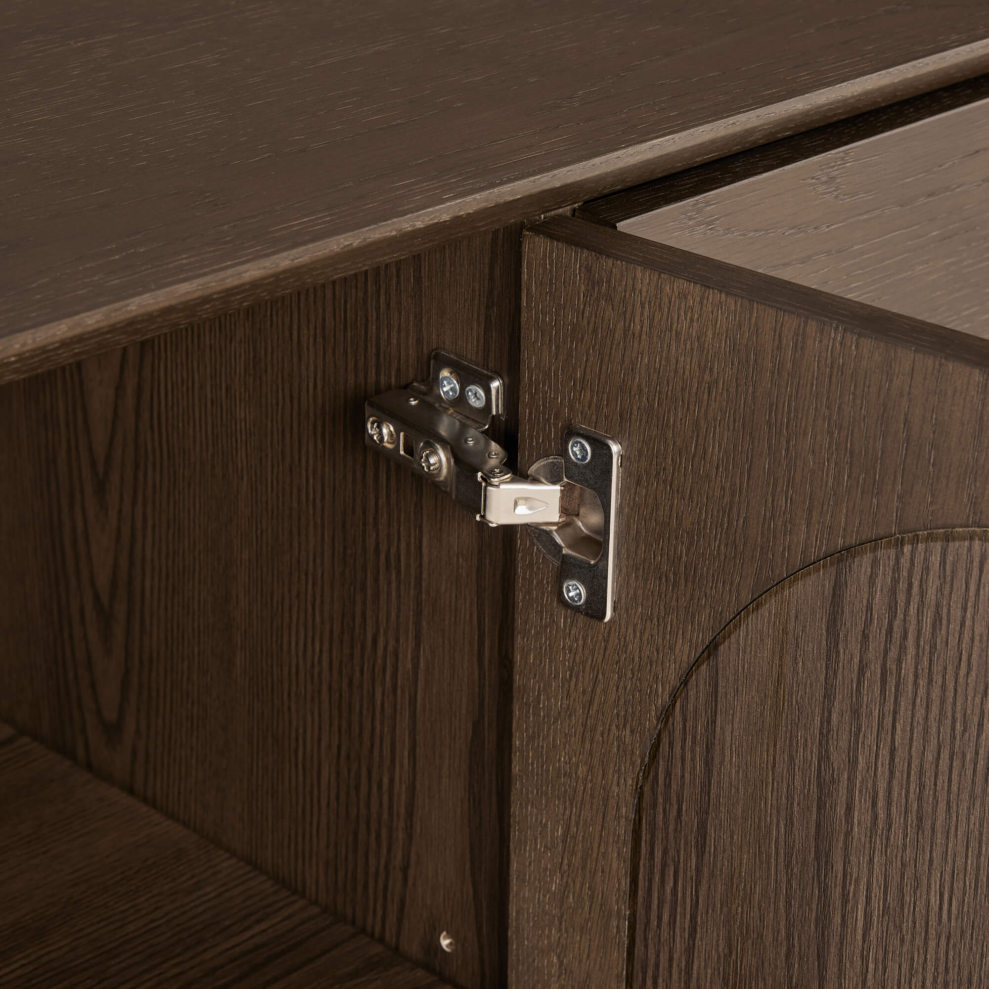 63" Hazel Vintage Wood Sideboard with Drawers - Image 16