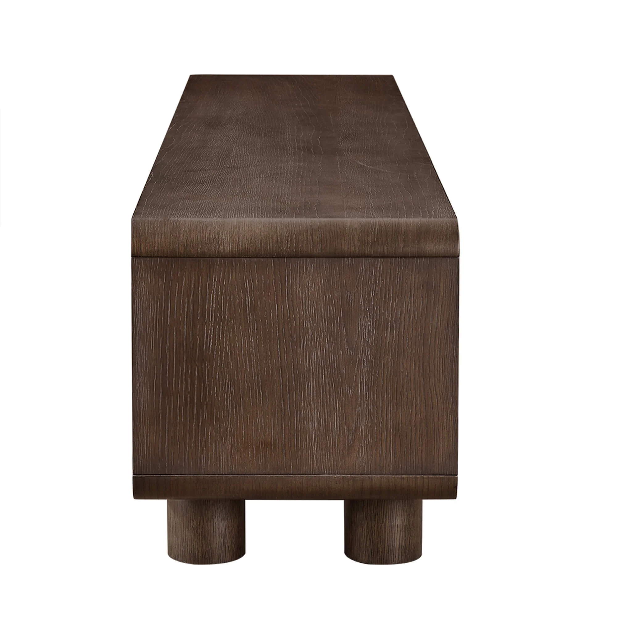 71" Eason Vintage Oak TV Stand with Drawers - Image 11
