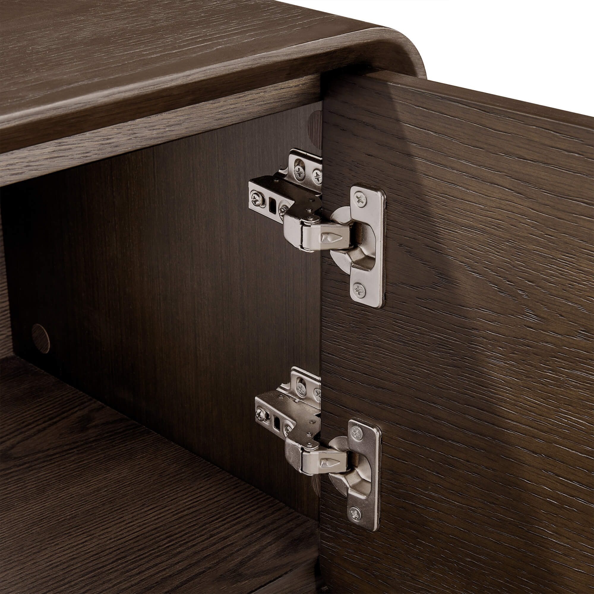 71" Eason Vintage Oak TV Stand with Drawers - Image 6
