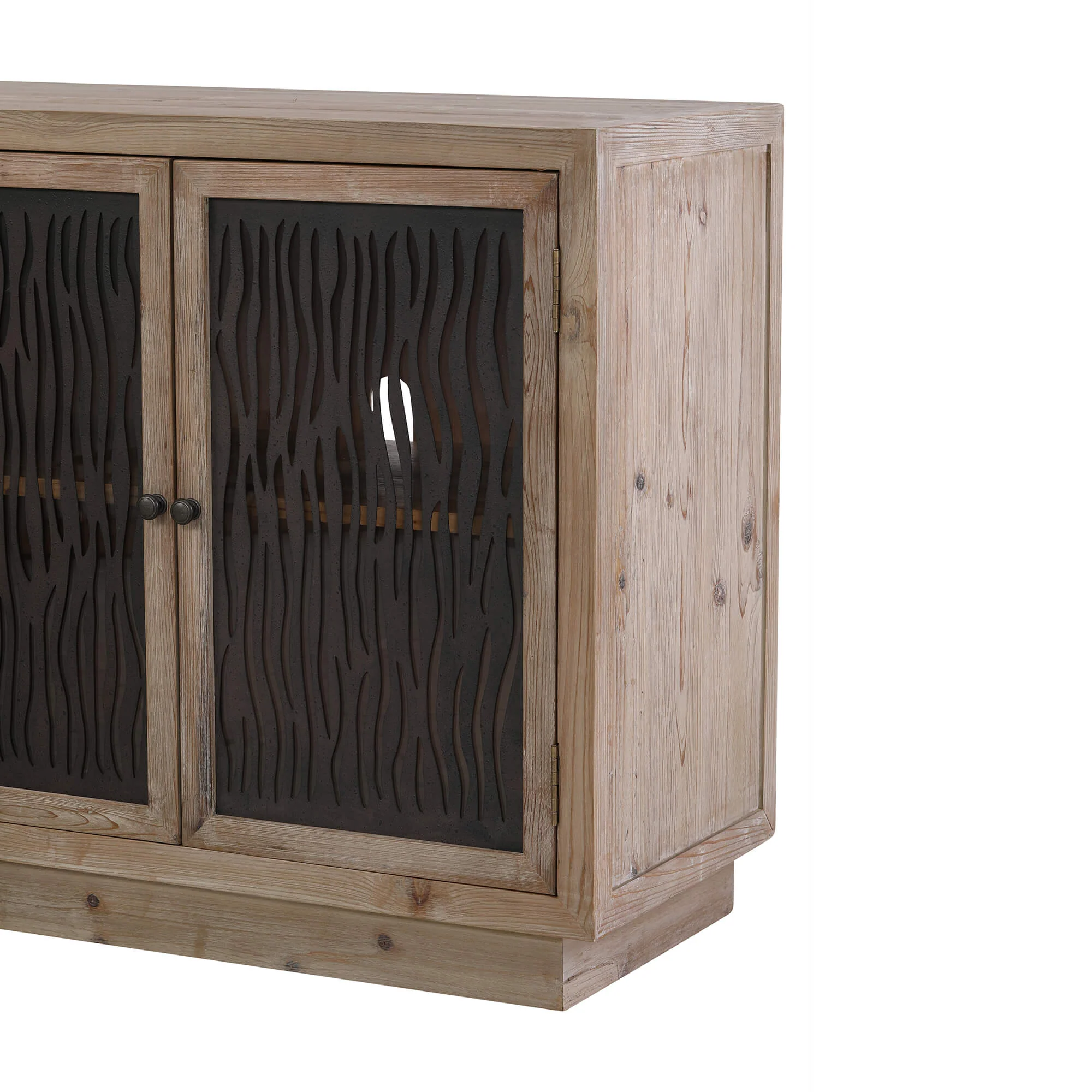 71'' Ethan Farmhouse Solid Wood Display Sideboard Buffet - Image 9