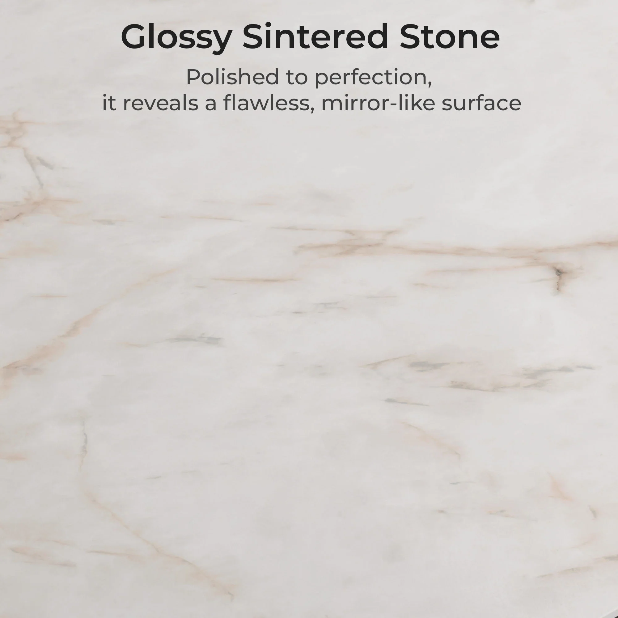71” Layla Sintered Stone Elegant Soft-Corner Dining Table - Image 8