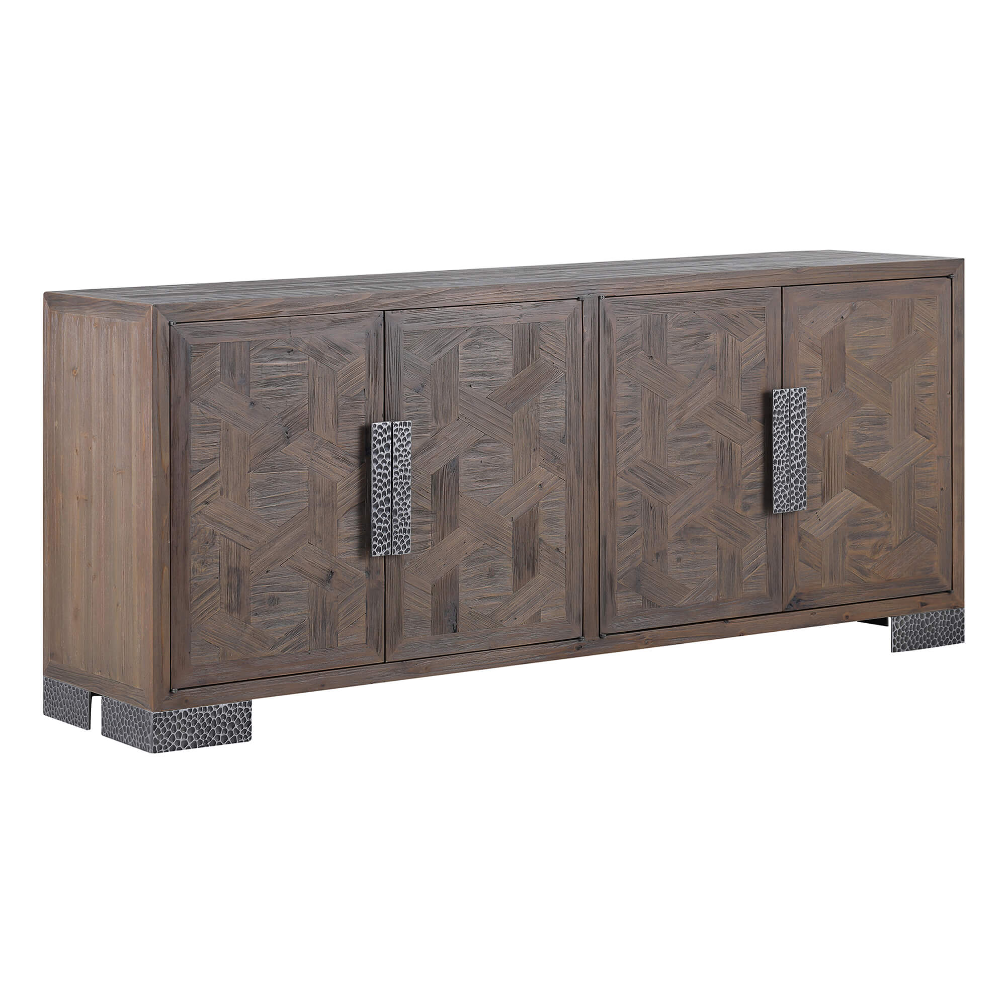 71'' Megan Reclaimed Fir Sideboard with Metal Handles - Image 9