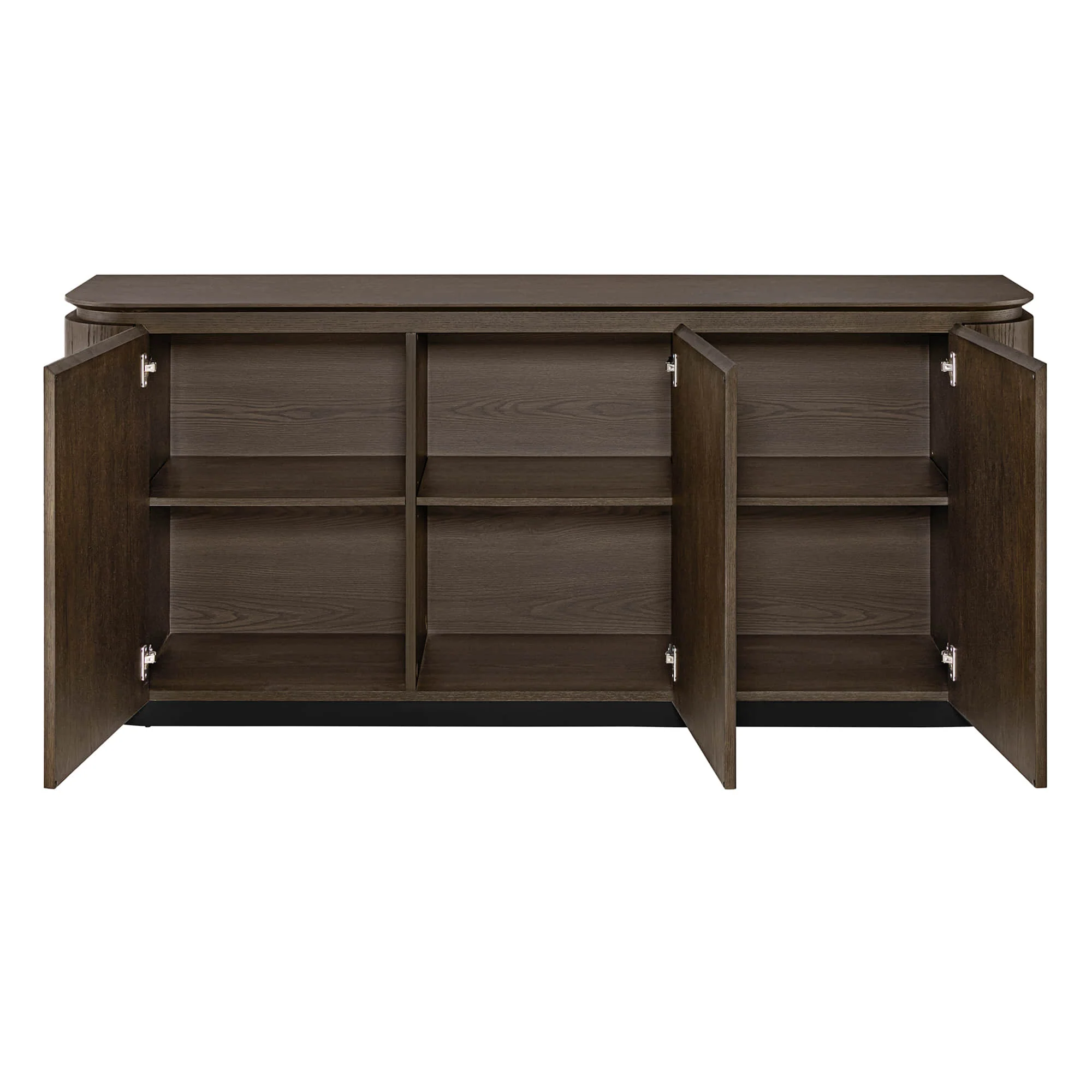 71" Moore Rounded Corner Sideboard Buffet with Doors - Image 11