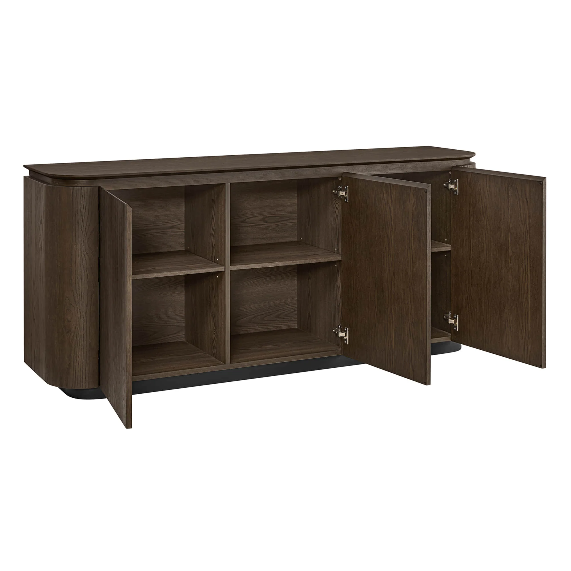 71" Moore Rounded Corner Sideboard Buffet with Doors - Image 12