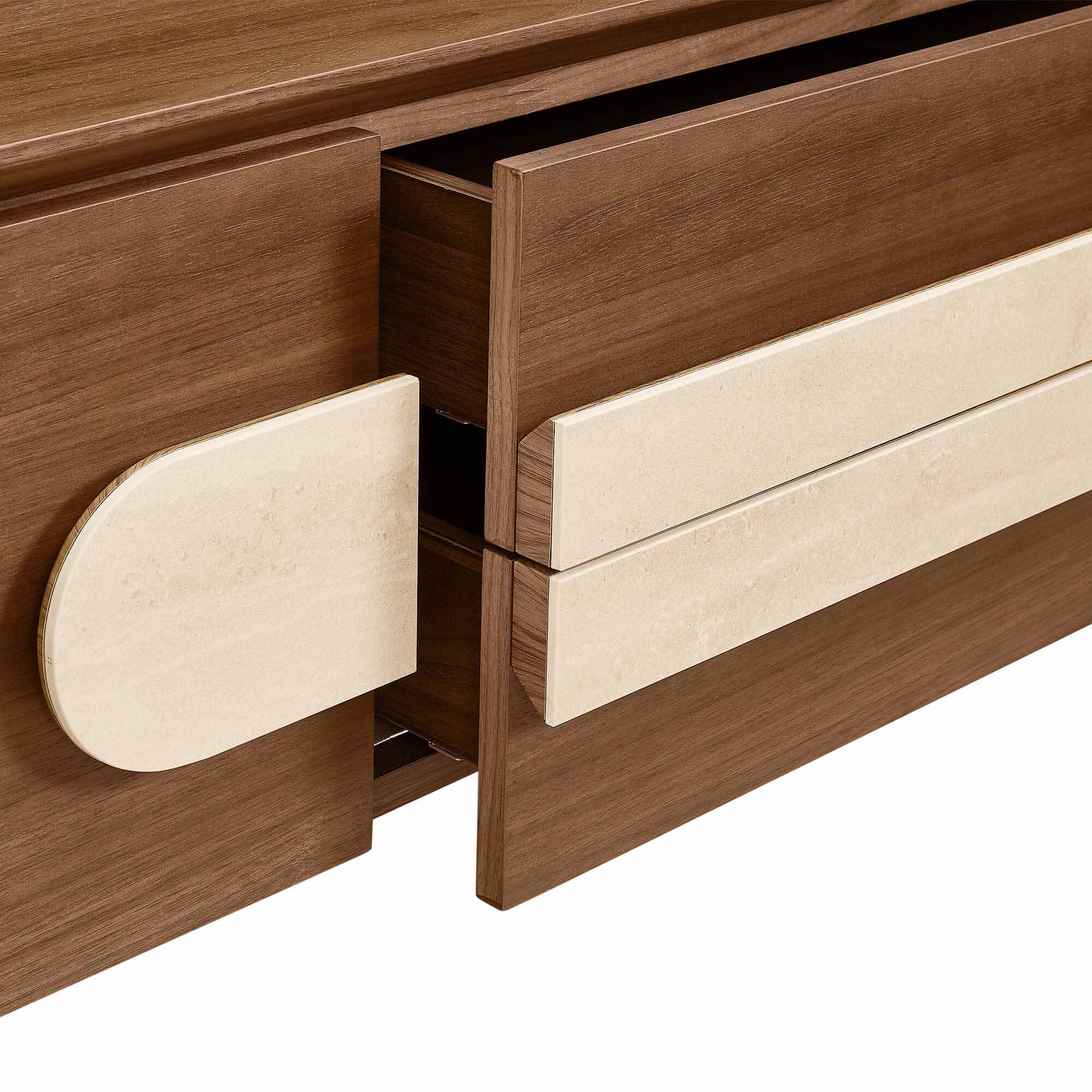 71" Otis Modern Wood Stylish Handles TV Stand - Image 15