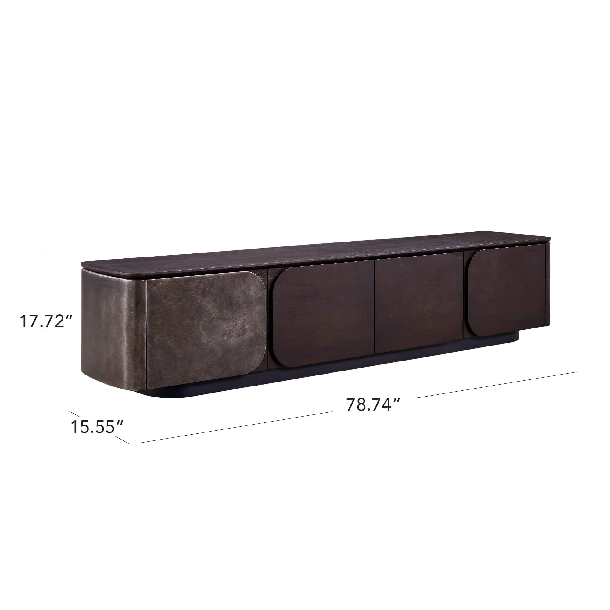 79" Samuel Rounded Panel TV Media Console - Image 16