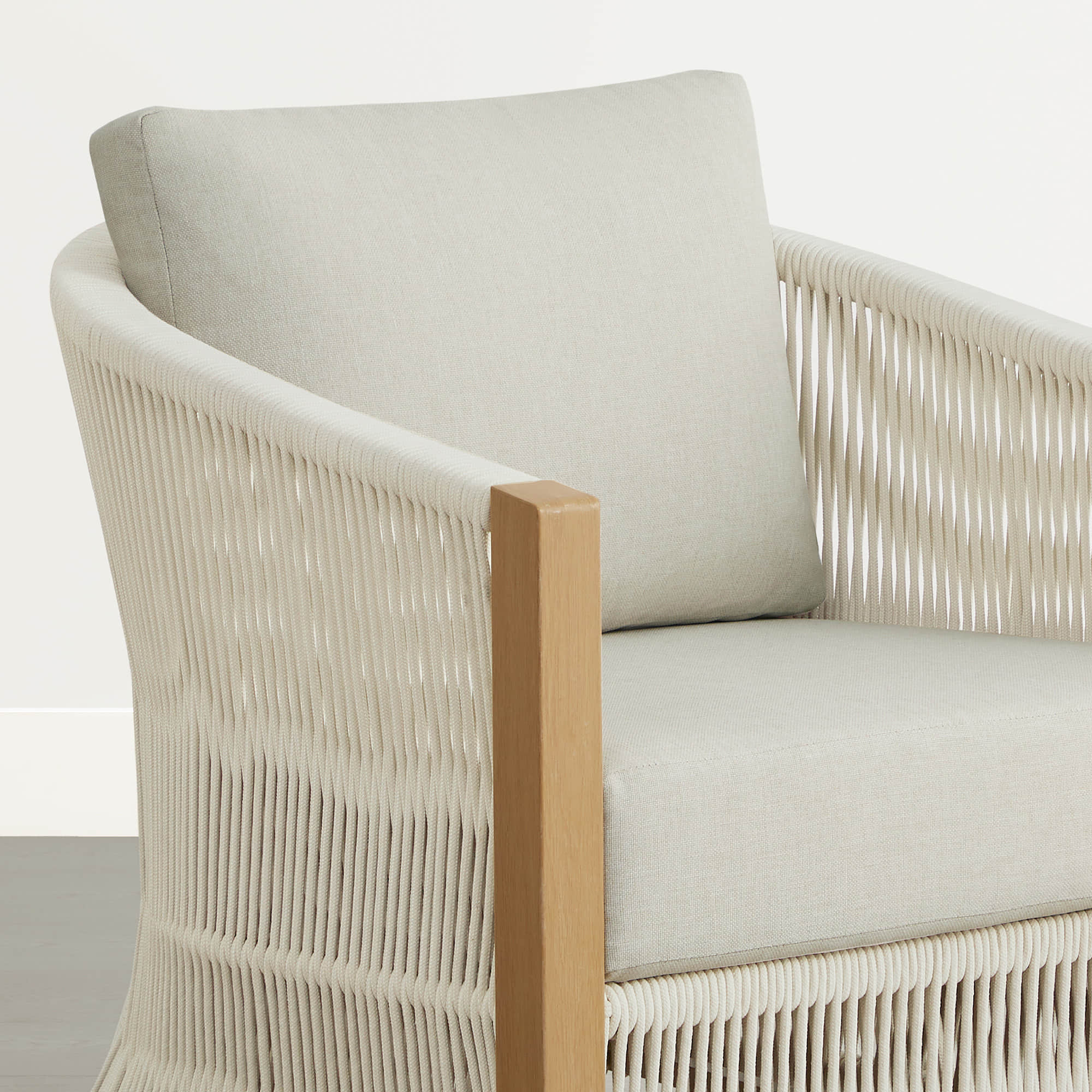 Acker Rope Outdoor Swivel Lounge Chair - Image 8