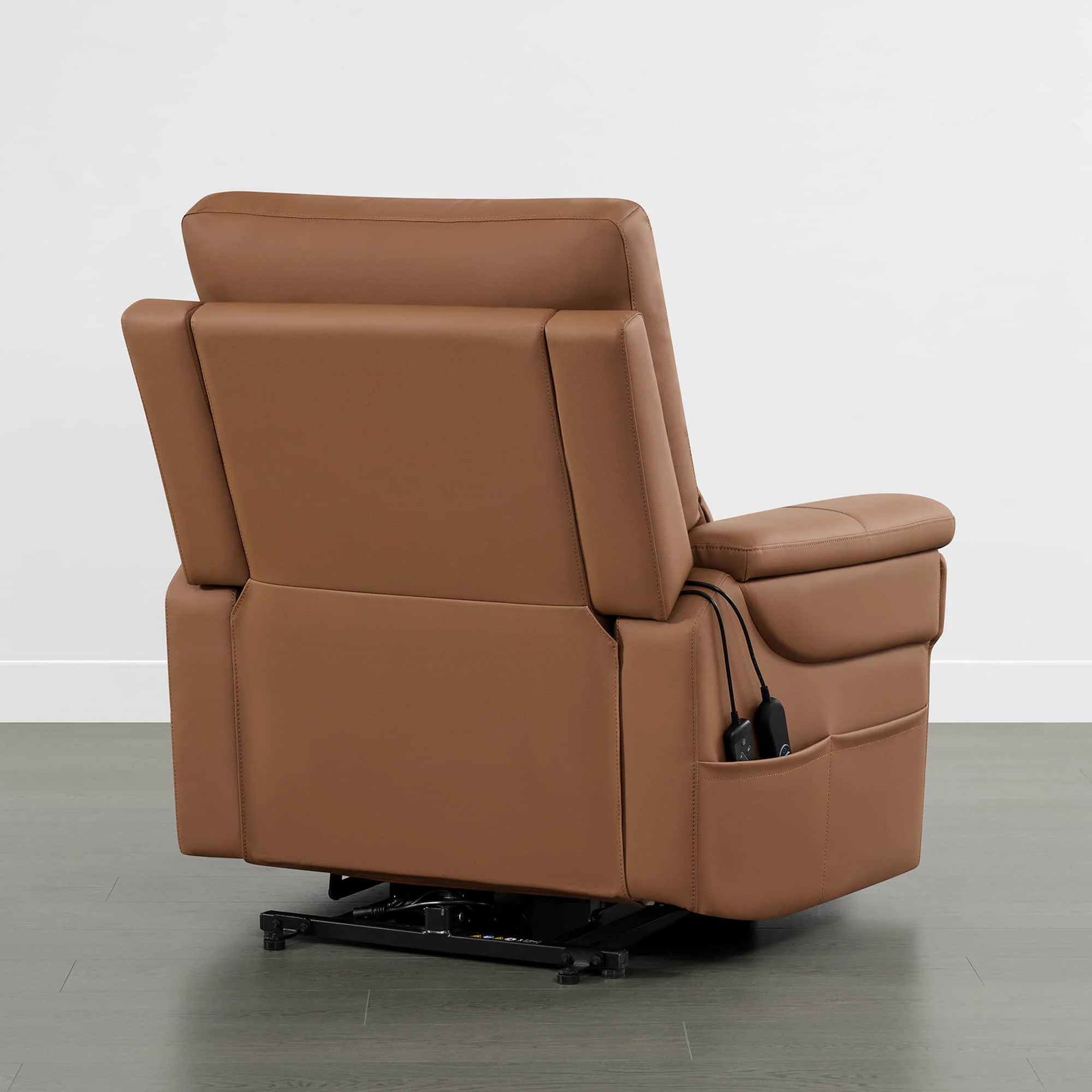 Addy Genuine Leather Lift Assist Power Recliner With Heat Massage - Image 12
