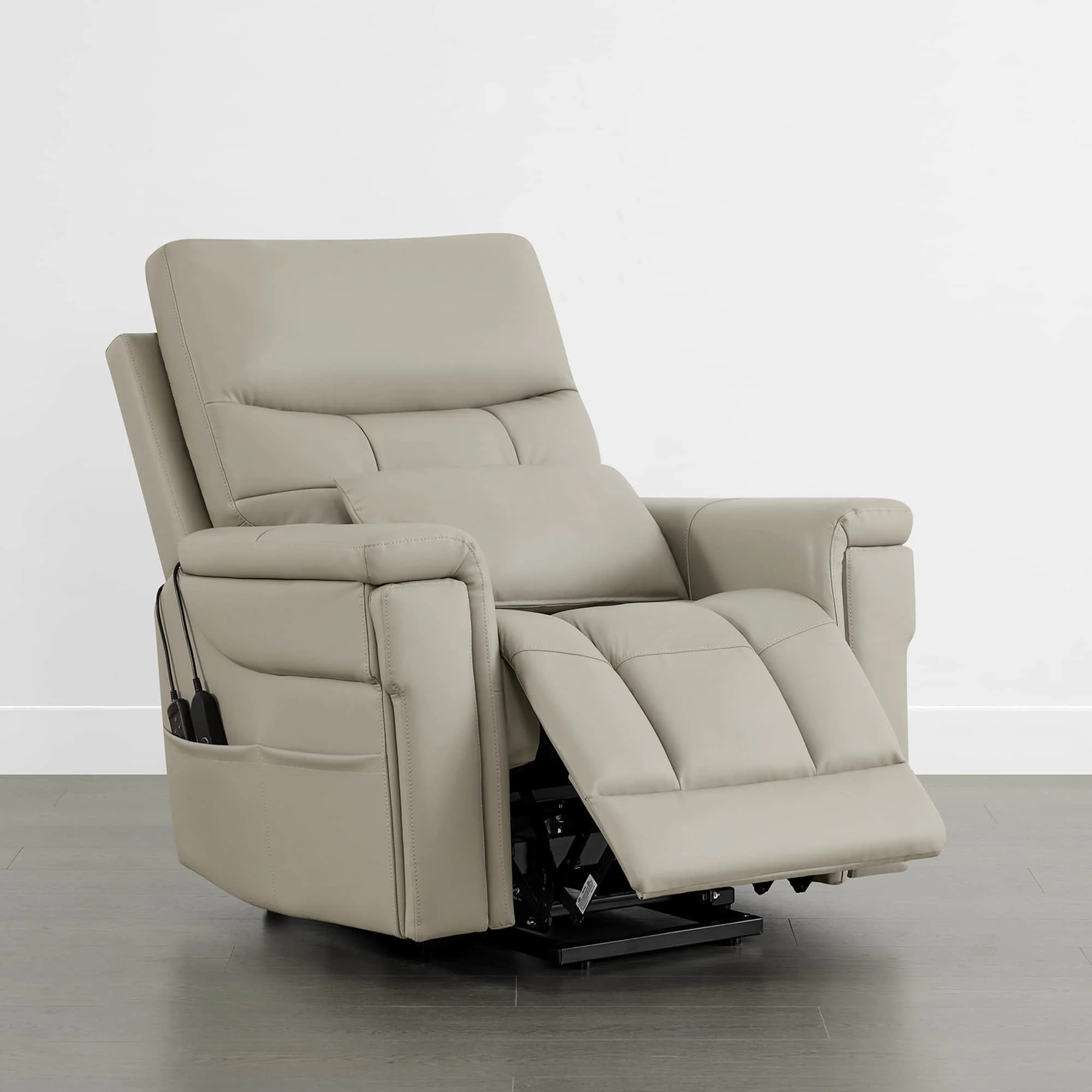 Addy Genuine Leather Lift Assist Power Recliner With Heat Massage - Image 18