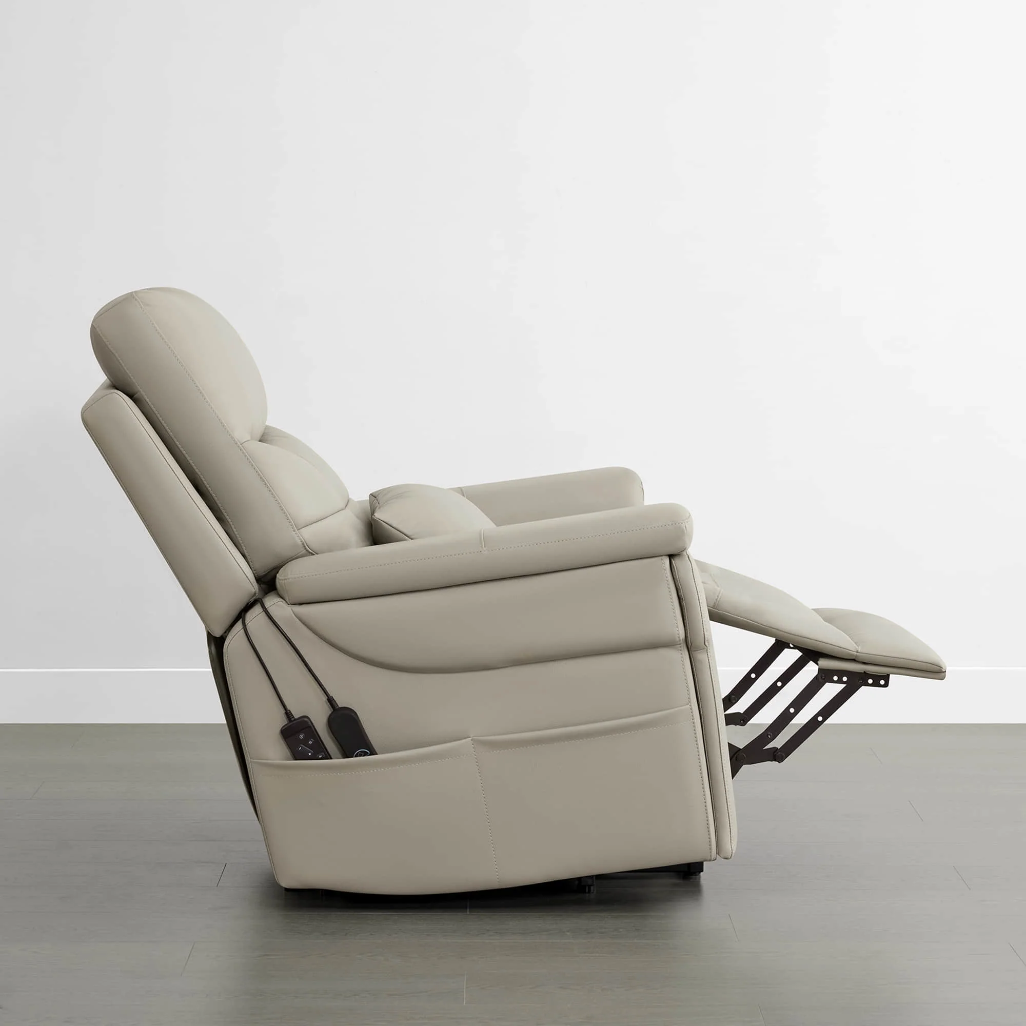 Addy Genuine Leather Lift Assist Power Recliner With Heat Massage - Image 21