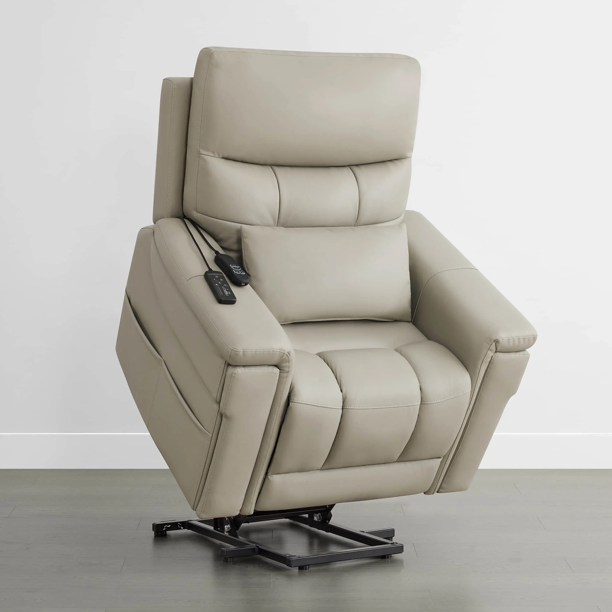 Addy Genuine Leather Lift Assist Power Recliner With Heat Massage - Image 24