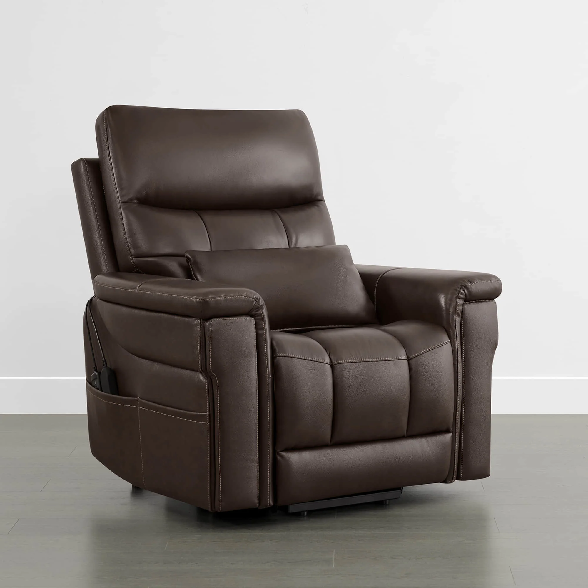 Addy Genuine Leather Lift Assist Power Recliner With Heat Massage - Image 30