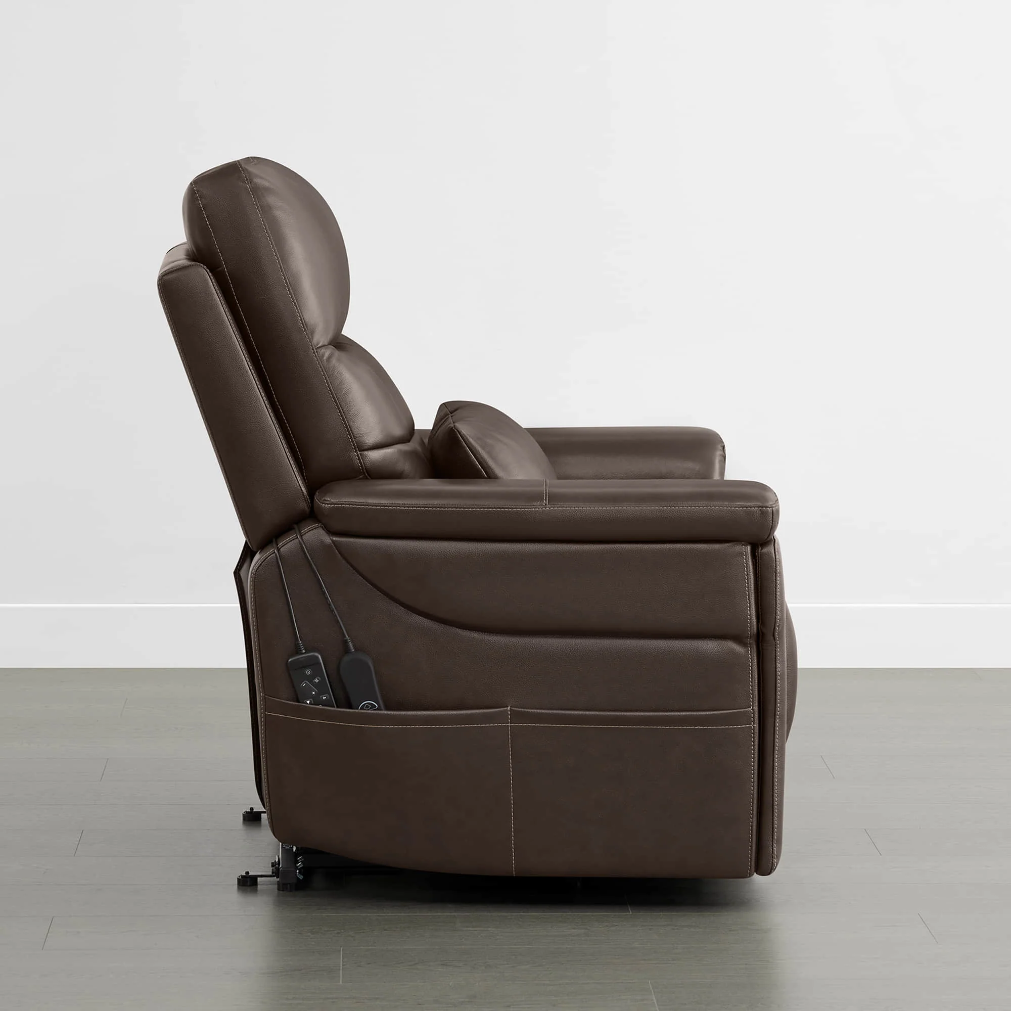 Addy Genuine Leather Lift Assist Power Recliner With Heat Massage - Image 32