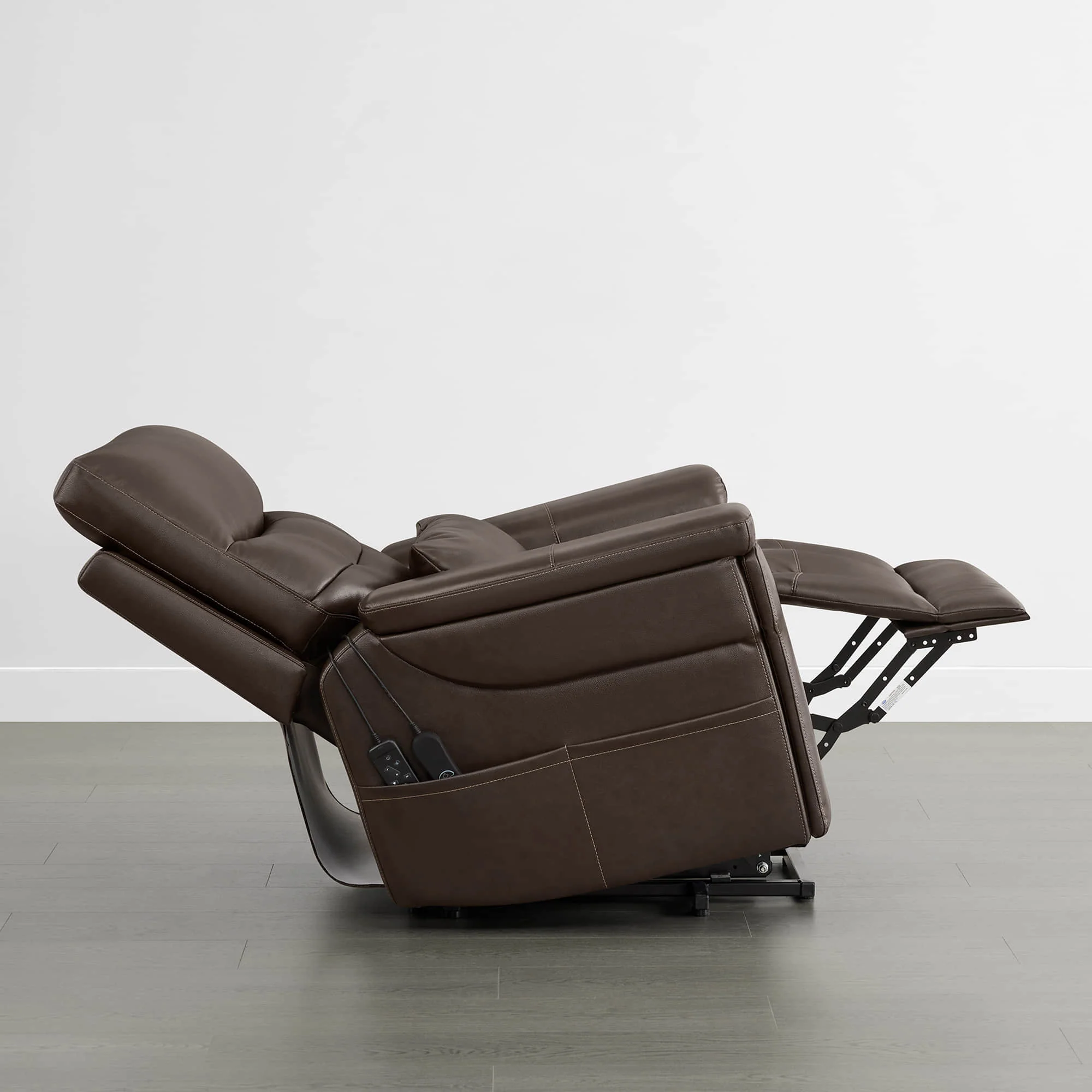 Addy Genuine Leather Lift Assist Power Recliner With Heat Massage - Image 35