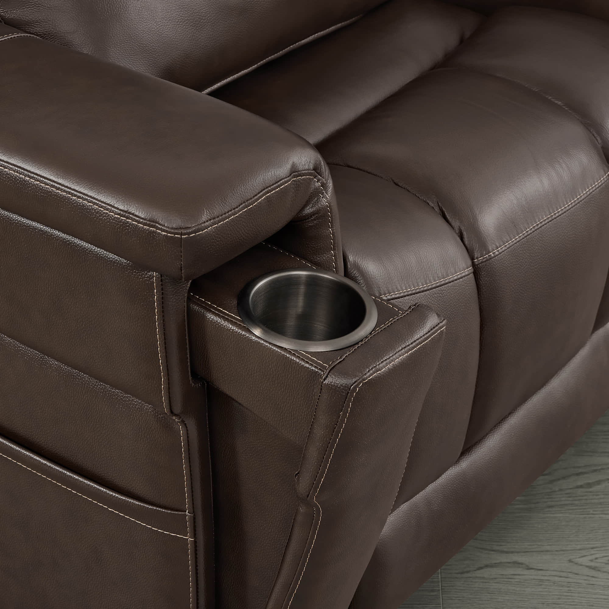 Addy Genuine Leather Lift Assist Power Recliner With Heat Massage - Image 41