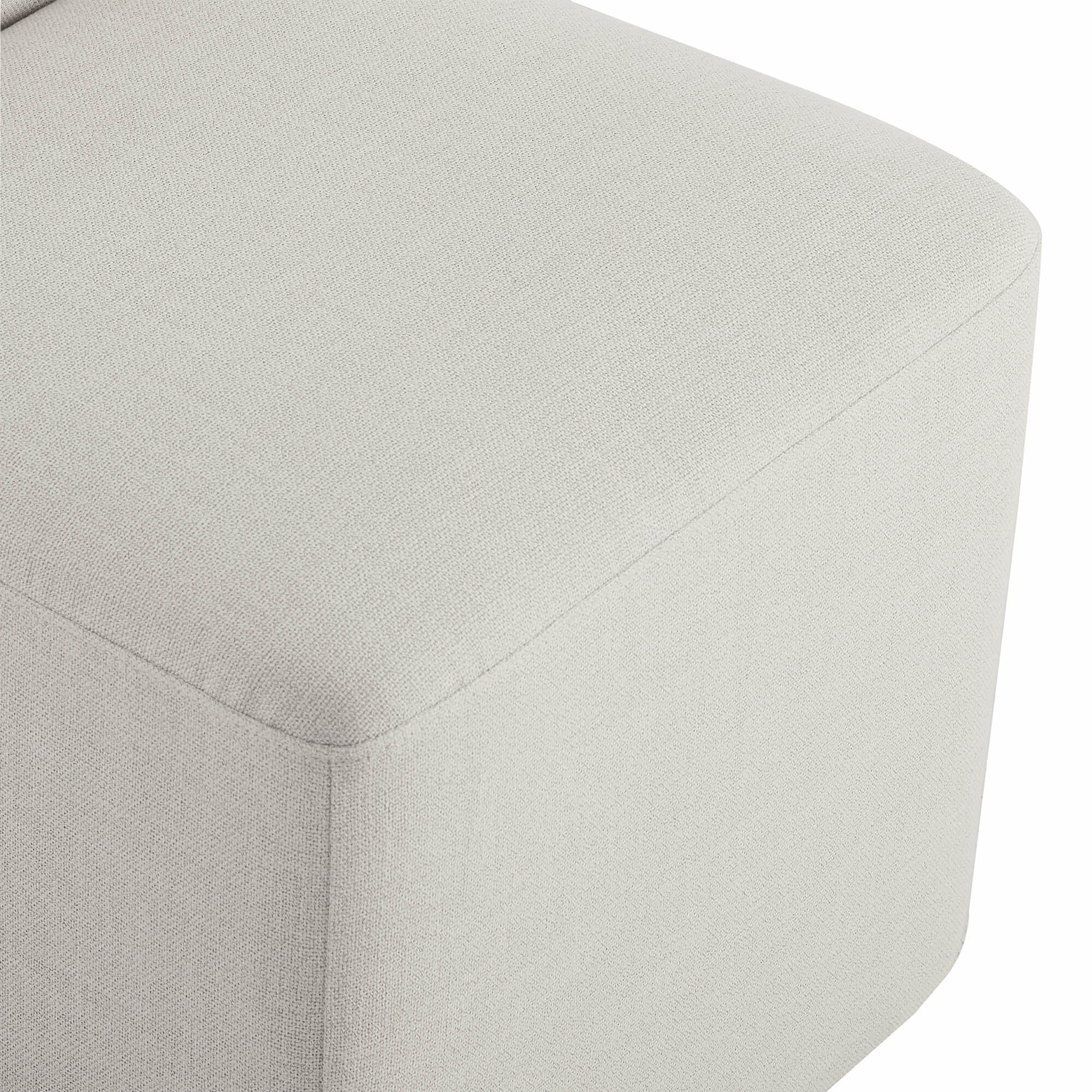 Aida Performance Fabric Rolling Dining Chair With Casters Base - Image 11