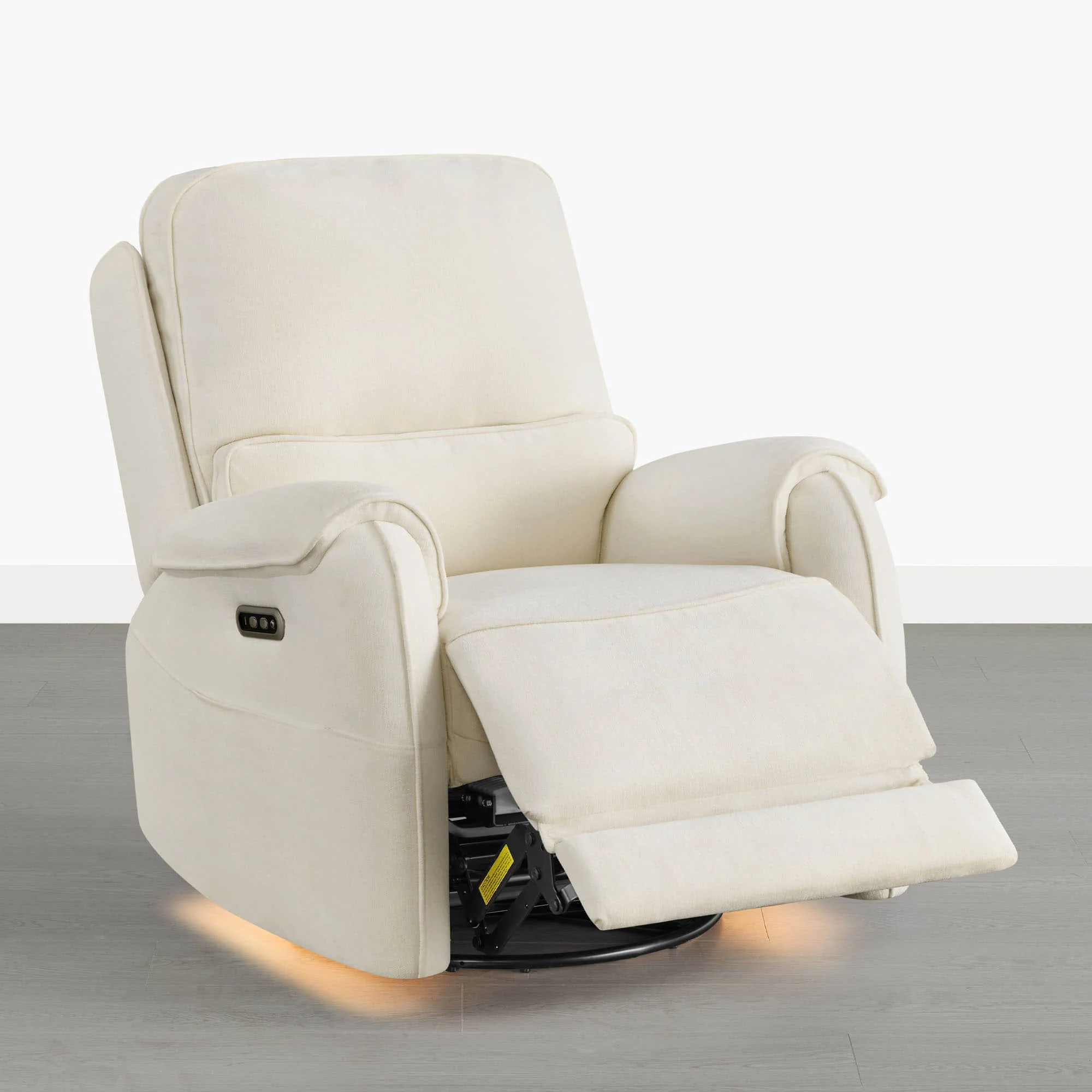 Alicia Power Swivel Nursery Glider Recliner with Nightlight - Image 22