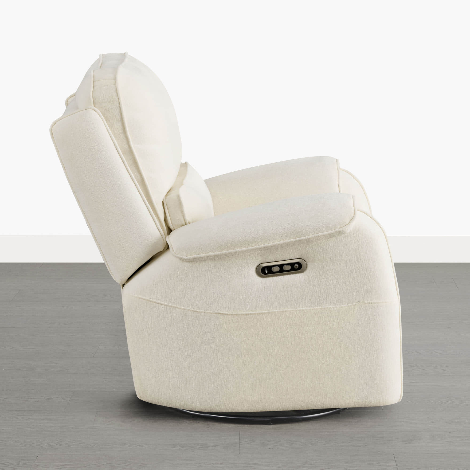 Alicia Power Swivel Nursery Glider Recliner with Nightlight - Image 23
