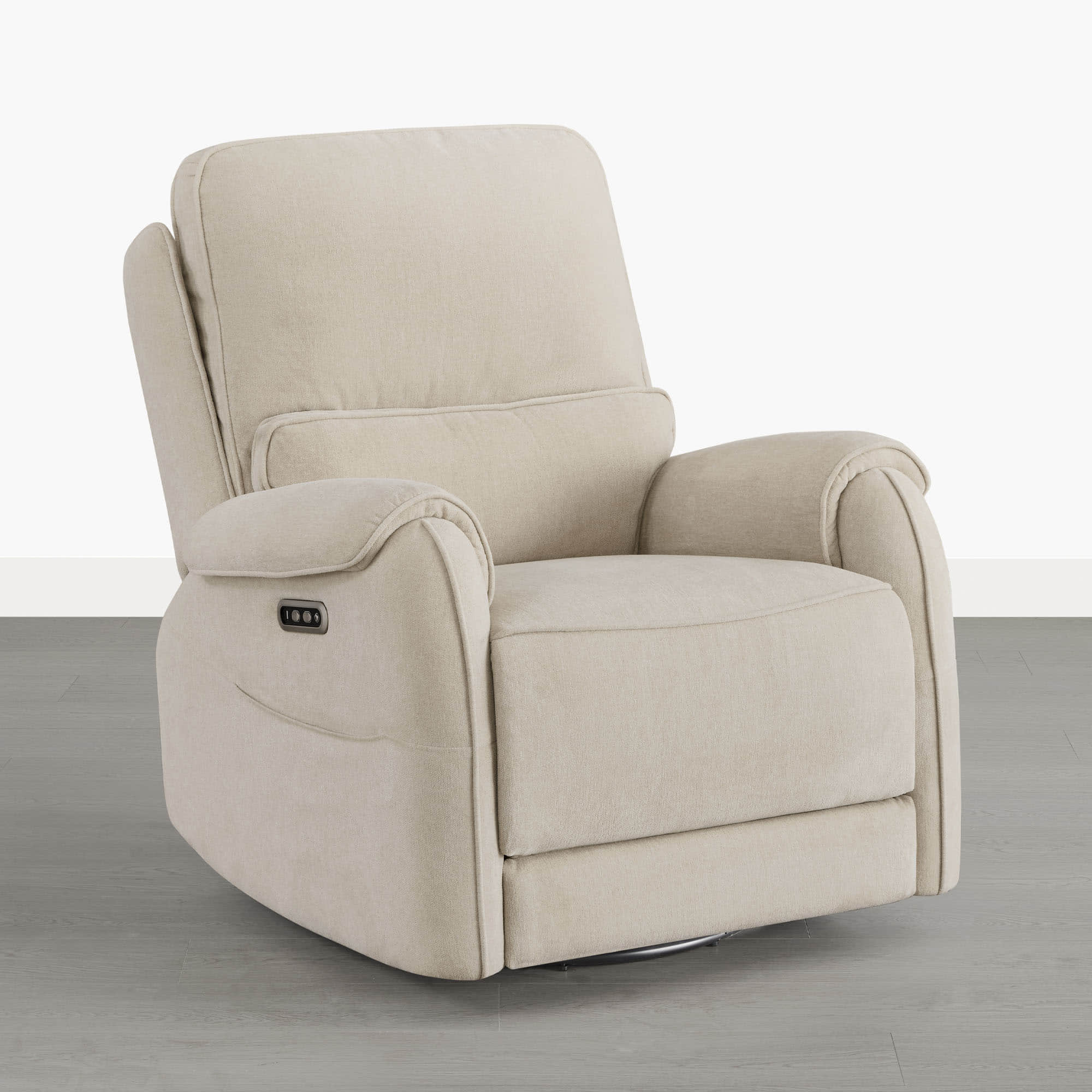 Alicia Power Swivel Nursery Glider Recliner with Nightlight - Image 31