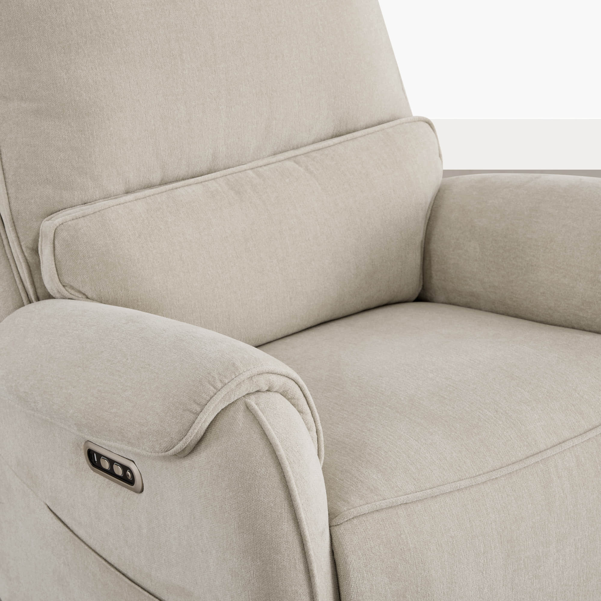 Alicia Power Swivel Nursery Glider Recliner with Nightlight - Image 40