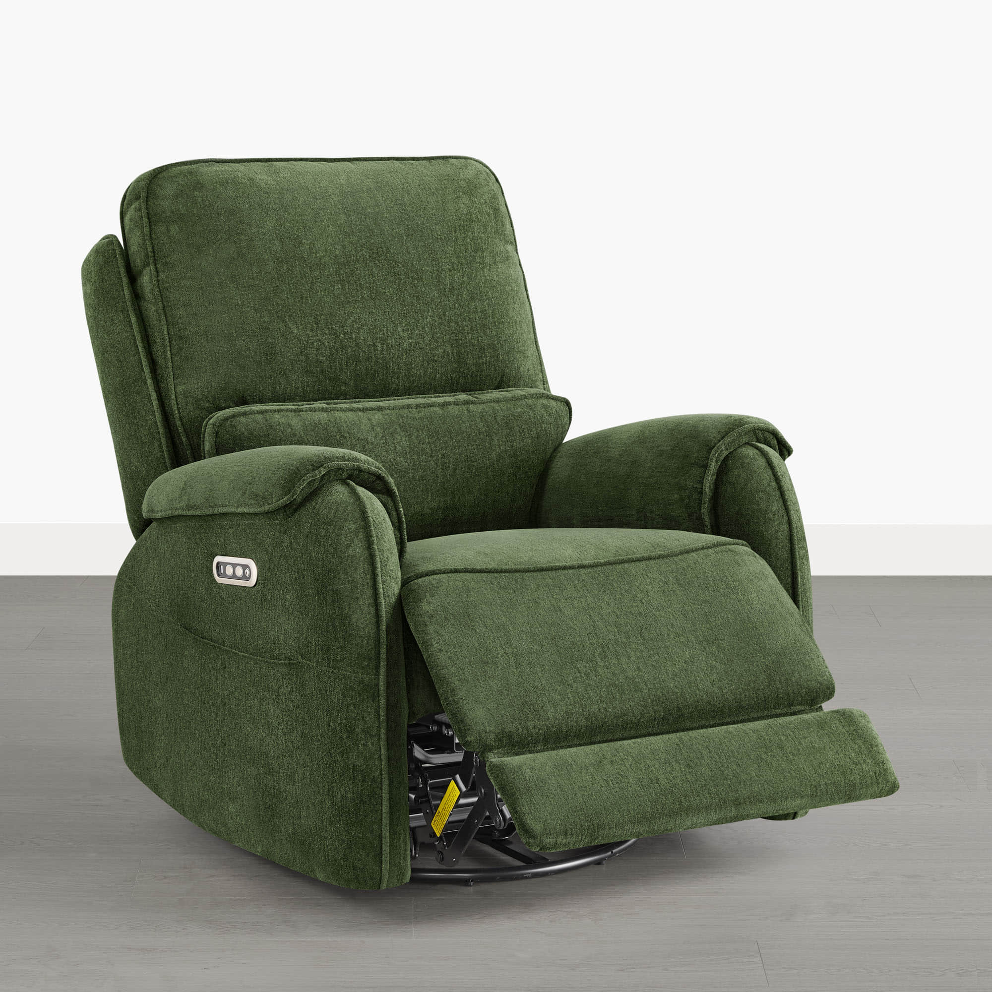 Alicia Power Swivel Nursery Glider Recliner with Nightlight - Image 43