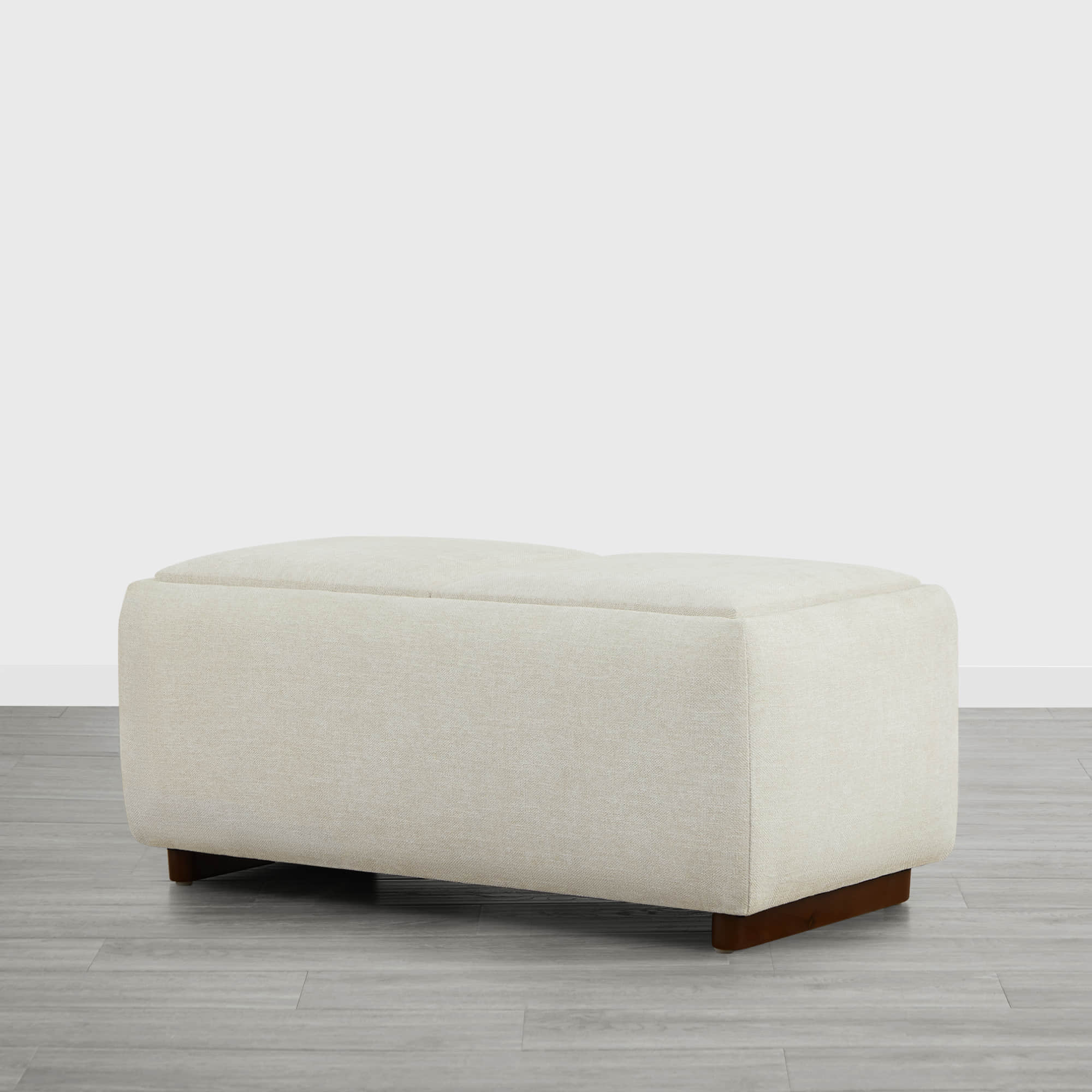 Vault Rectangle Storage Flip Ottoman - Image 8