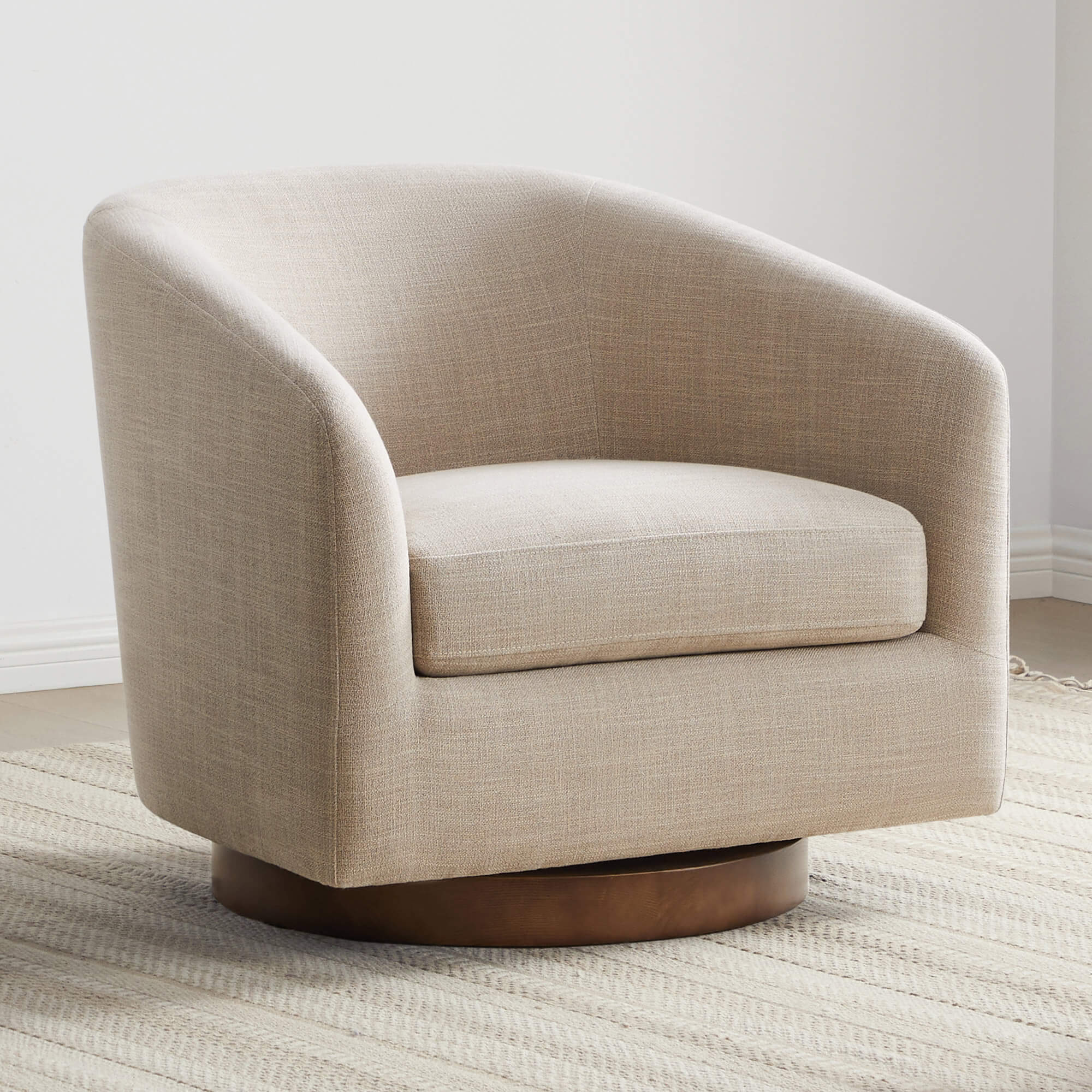 Living Room Bundle | Wren Accent Chair (Set of 2) & Cube Ottoman - Image 14