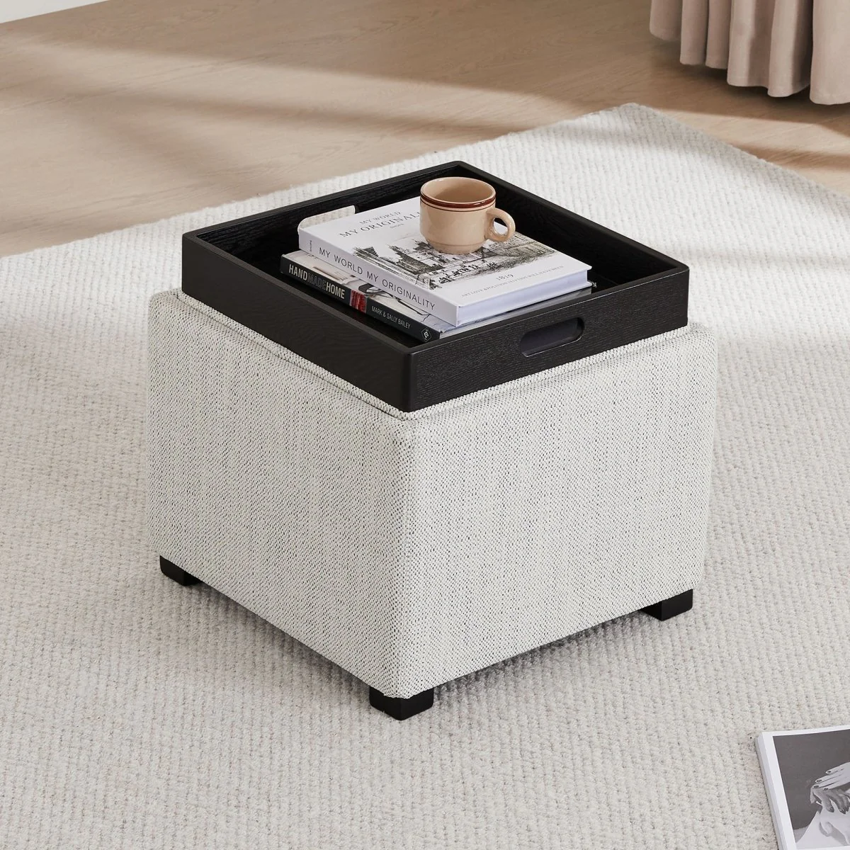 Living Room Bundle | Wren Accent Chair (Set of 2) & Cube Ottoman - Image 24