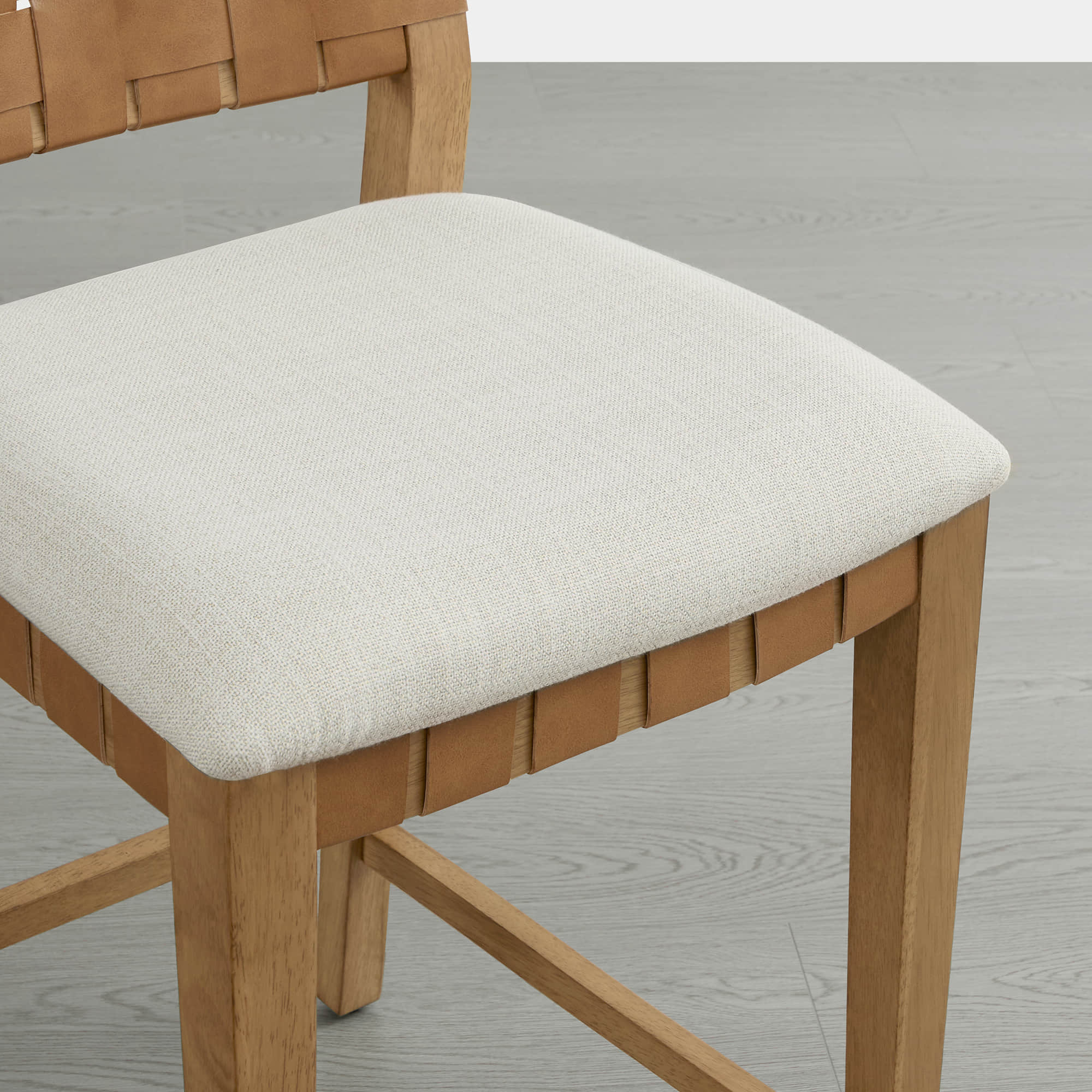 Aries Mid-century Modern Handwoven Counter Stool - Image 16