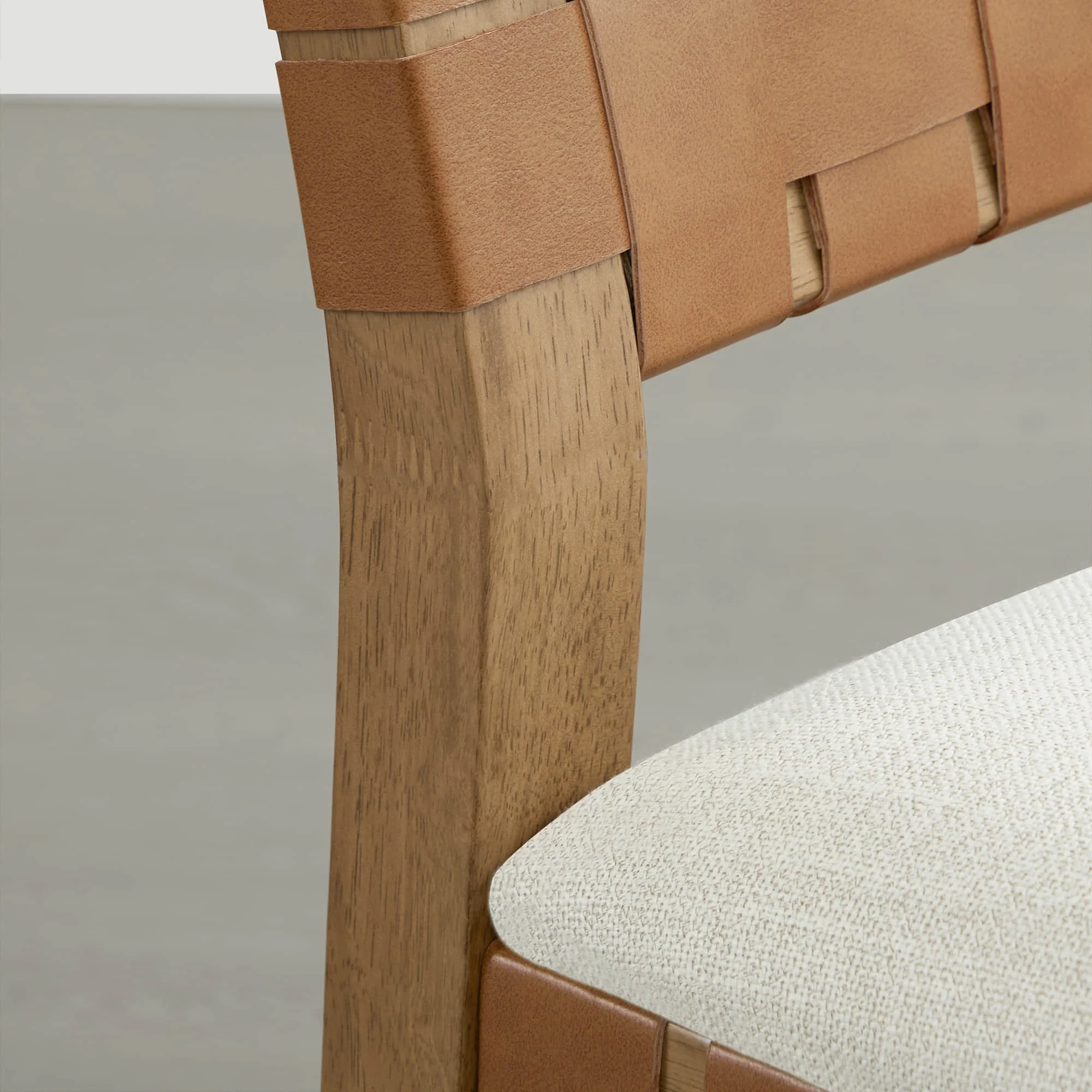 Aries Mid-century Modern Handwoven Counter Stool - Image 17