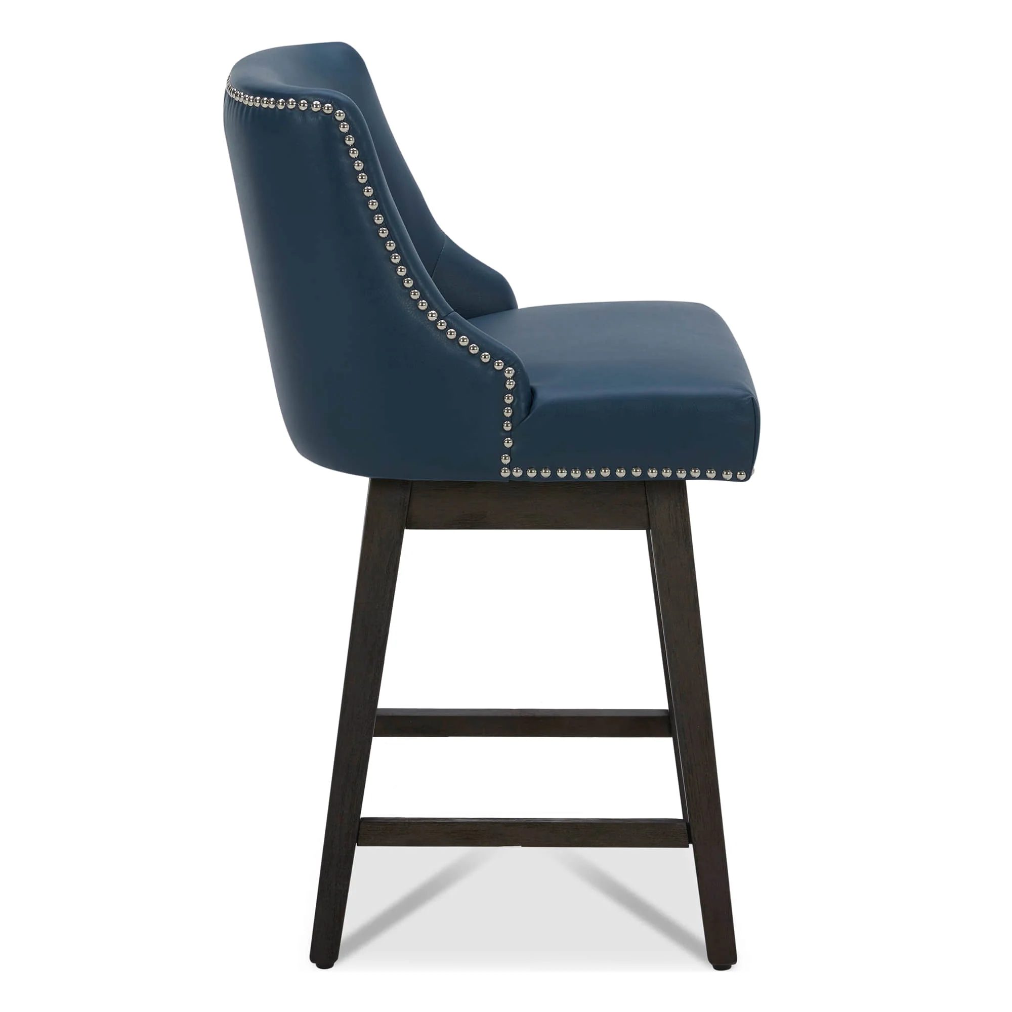 Asher Swivel Nailhead Trim Bar & Counter Stools - Image 19