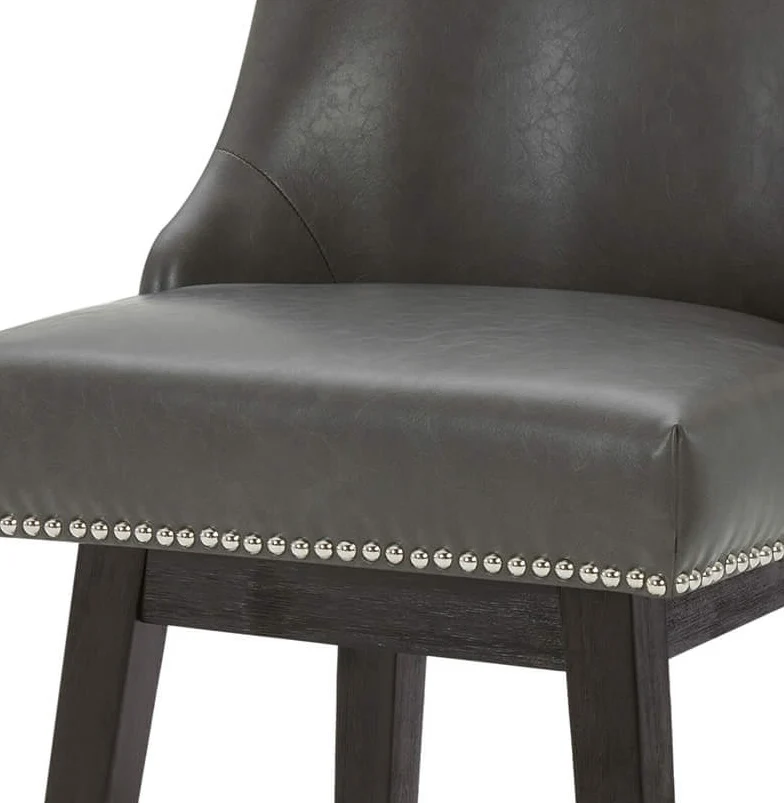 Asher Swivel Nailhead Trim Bar & Counter Stools - Image 76