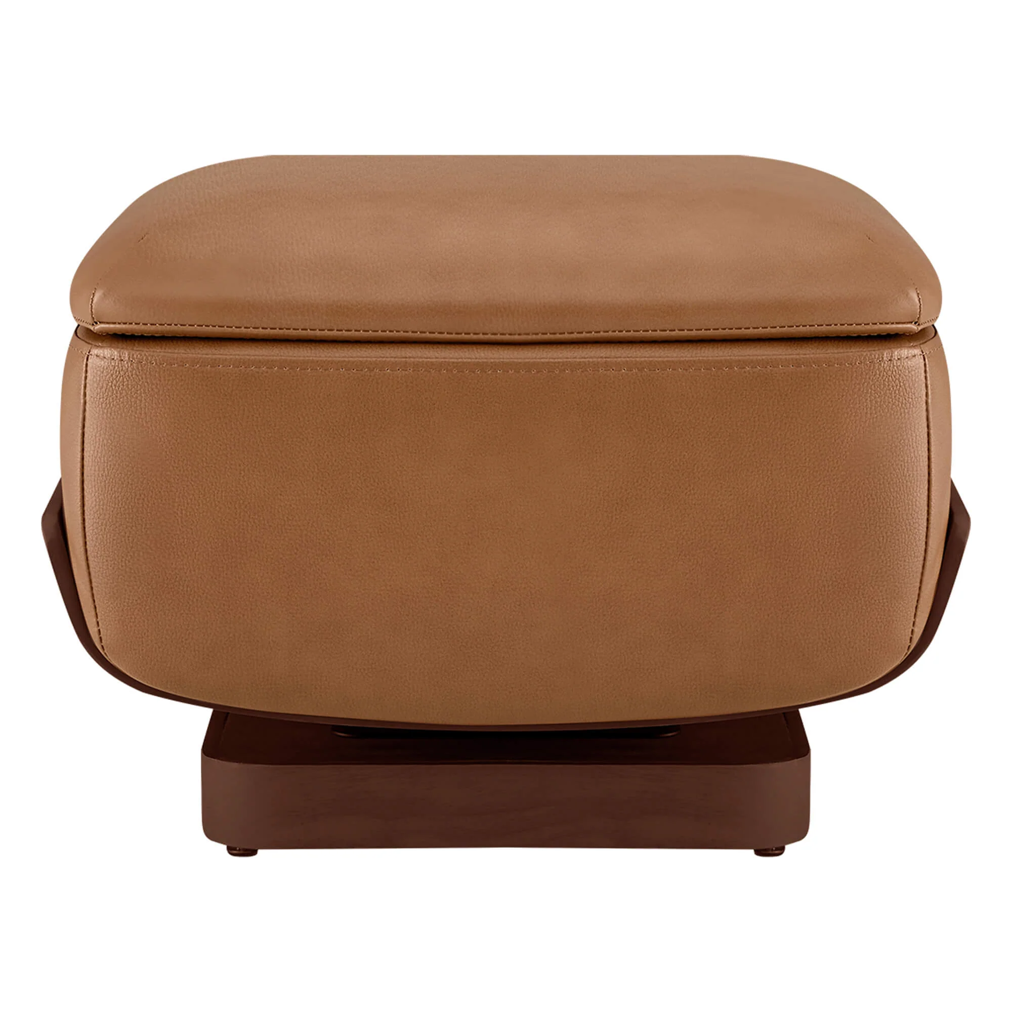 Aspen Modern Round Swivel Chair with Storage Ottoman - Image 19