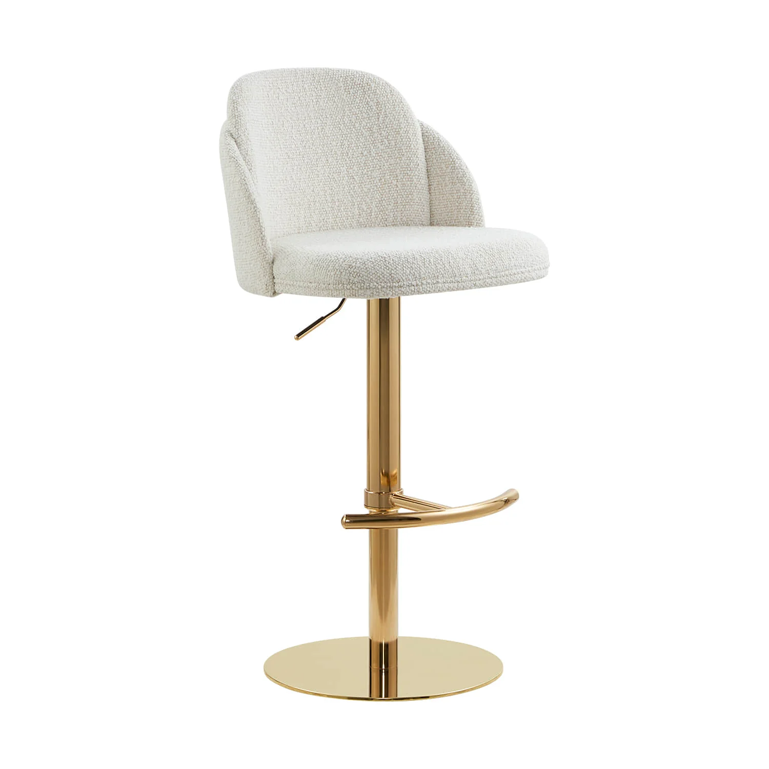 Blythe Upholstered Adjustable Height Swivel Bar & Counter Stools - Image 9