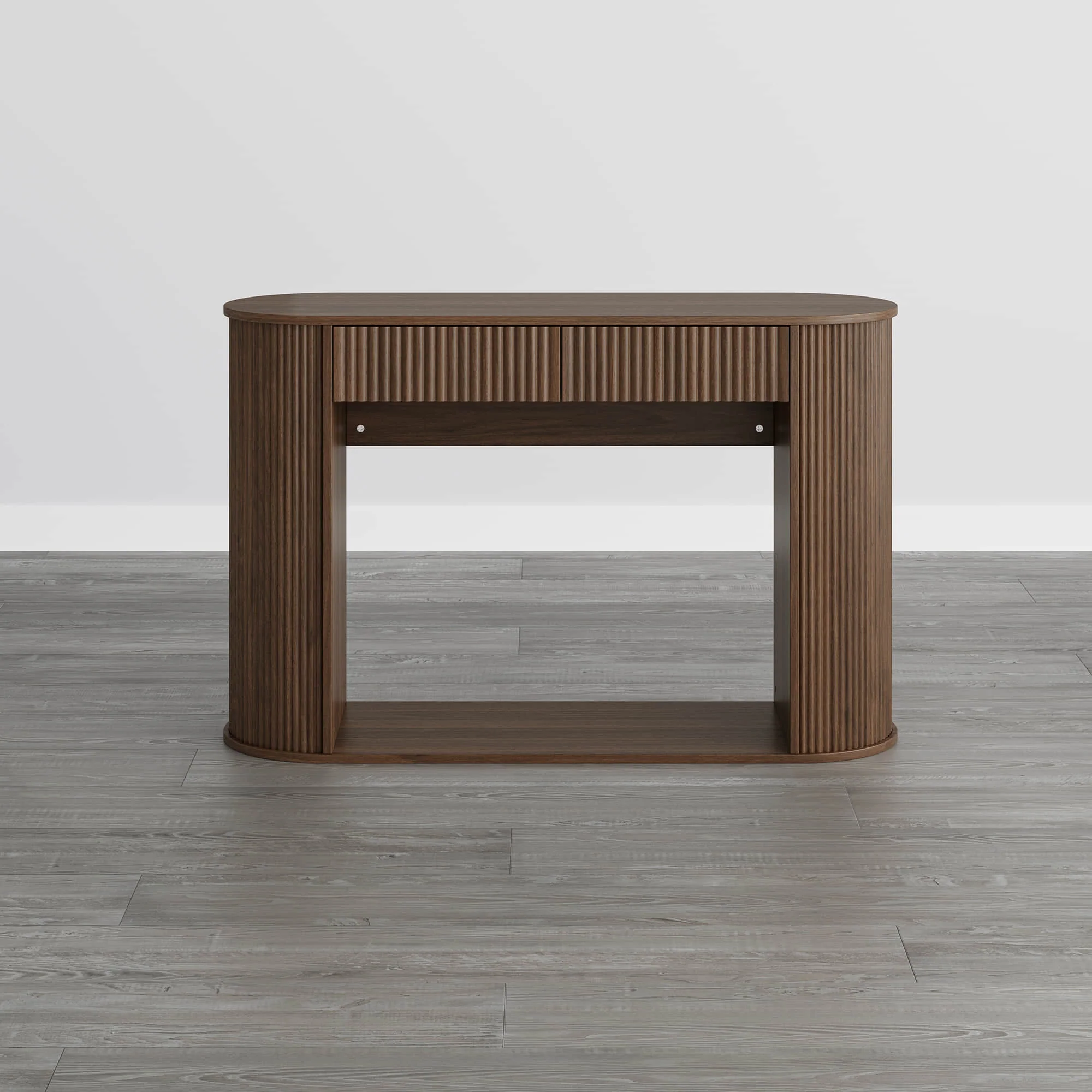 47’’ Bowen Fluted Wood Counsole Table - Image 4