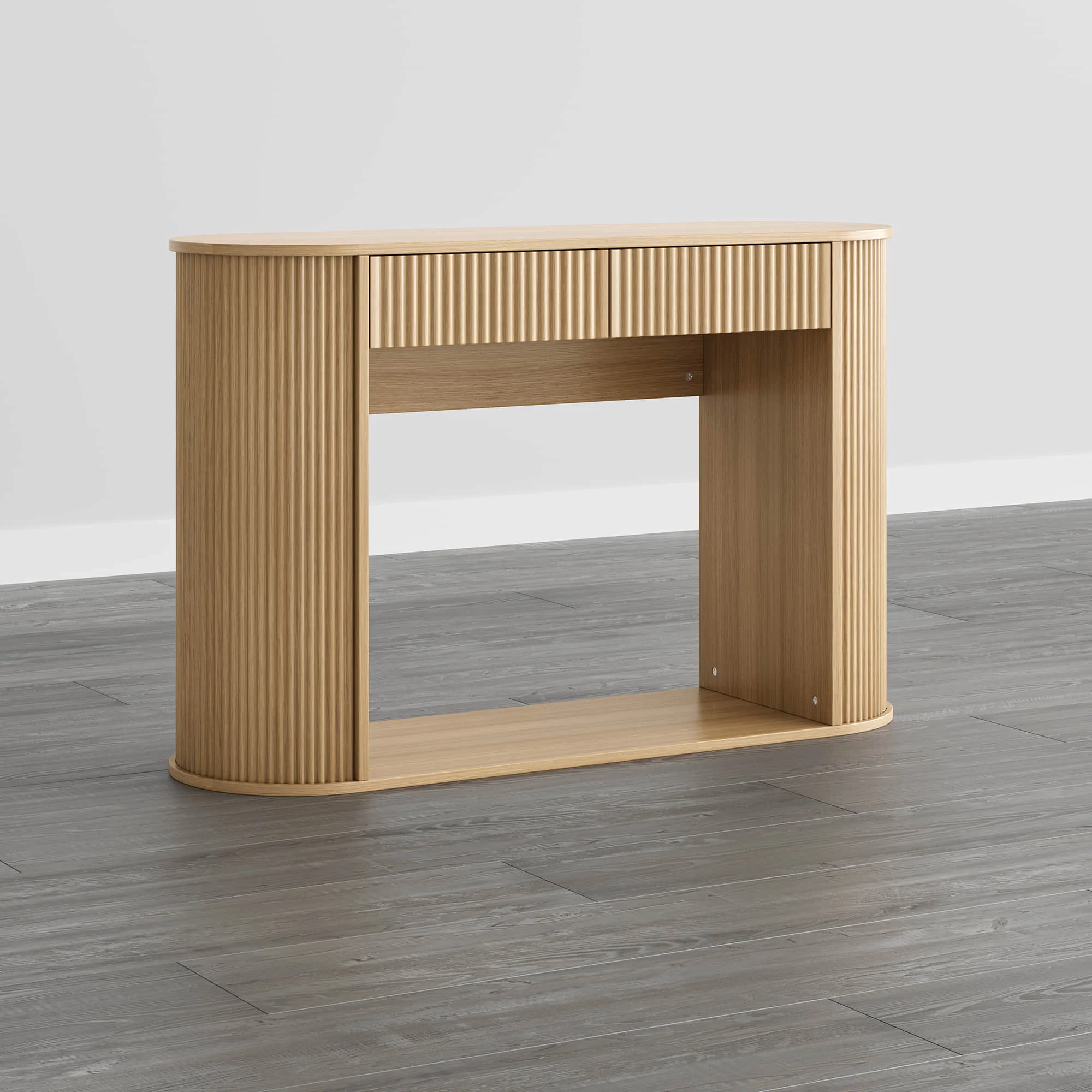 47’’ Bowen Fluted Wood Counsole Table - Image 8