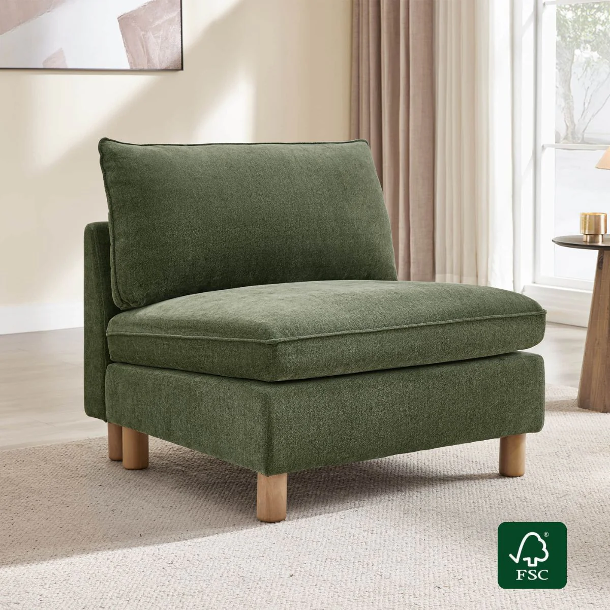 Brendon Armless Chair - Image 3
