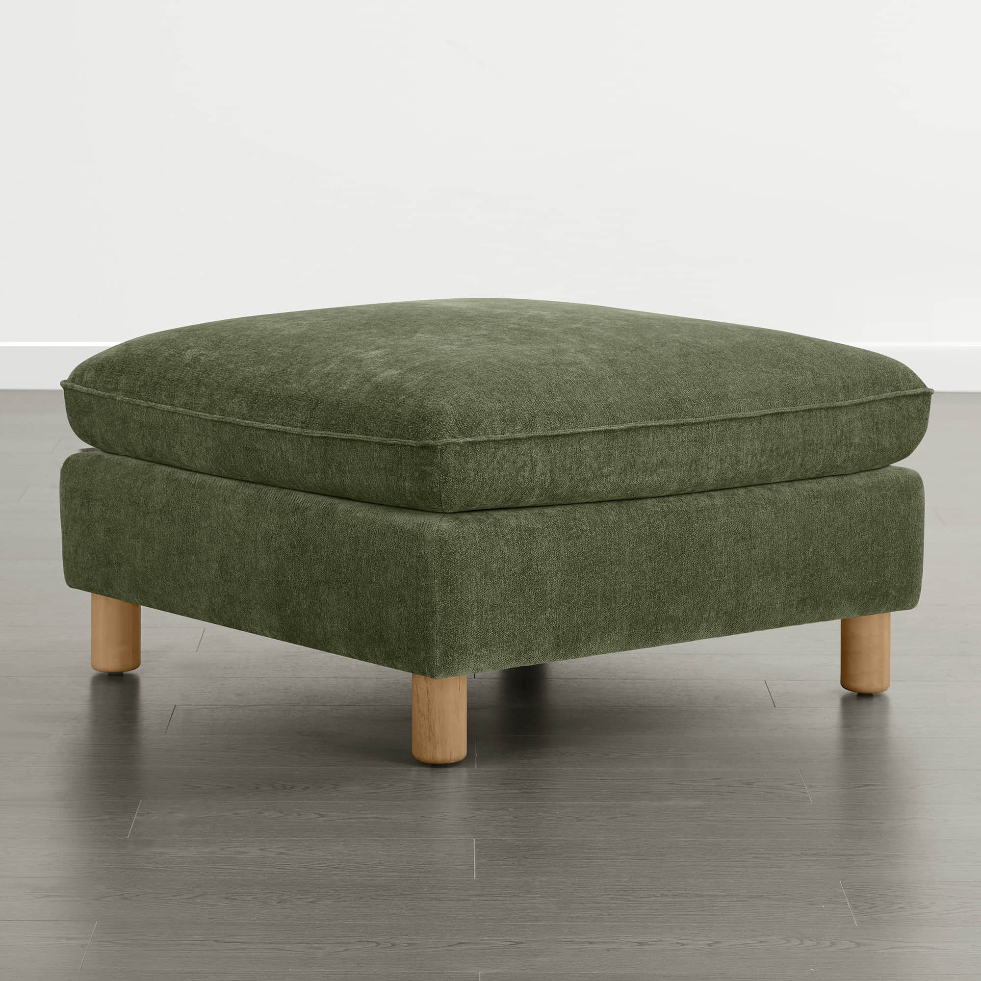 Brendon Modular Ottoman with Wood Leg - Image 3