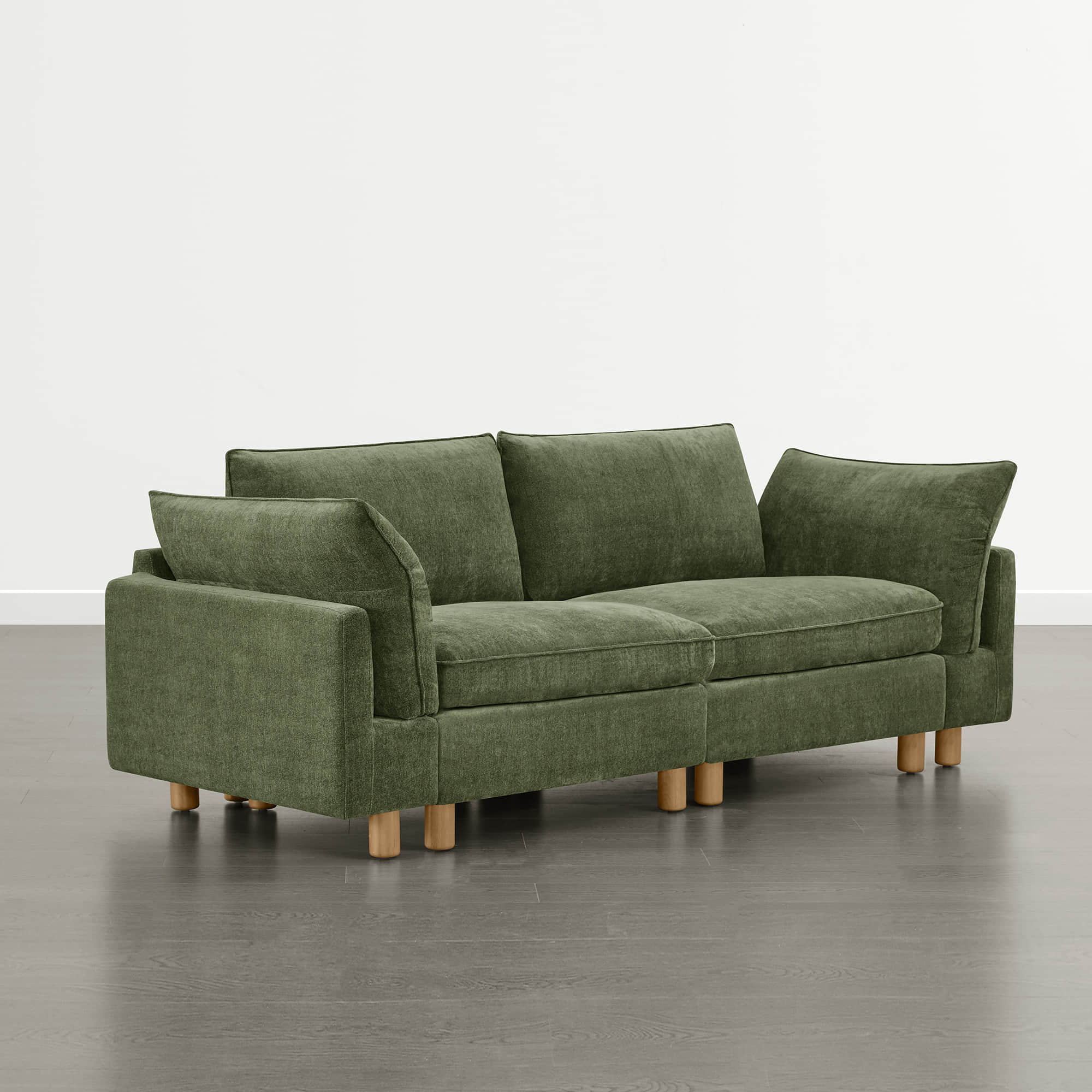 Brendon Modular 2-Seat Sofa with Wood Leg - Image 17