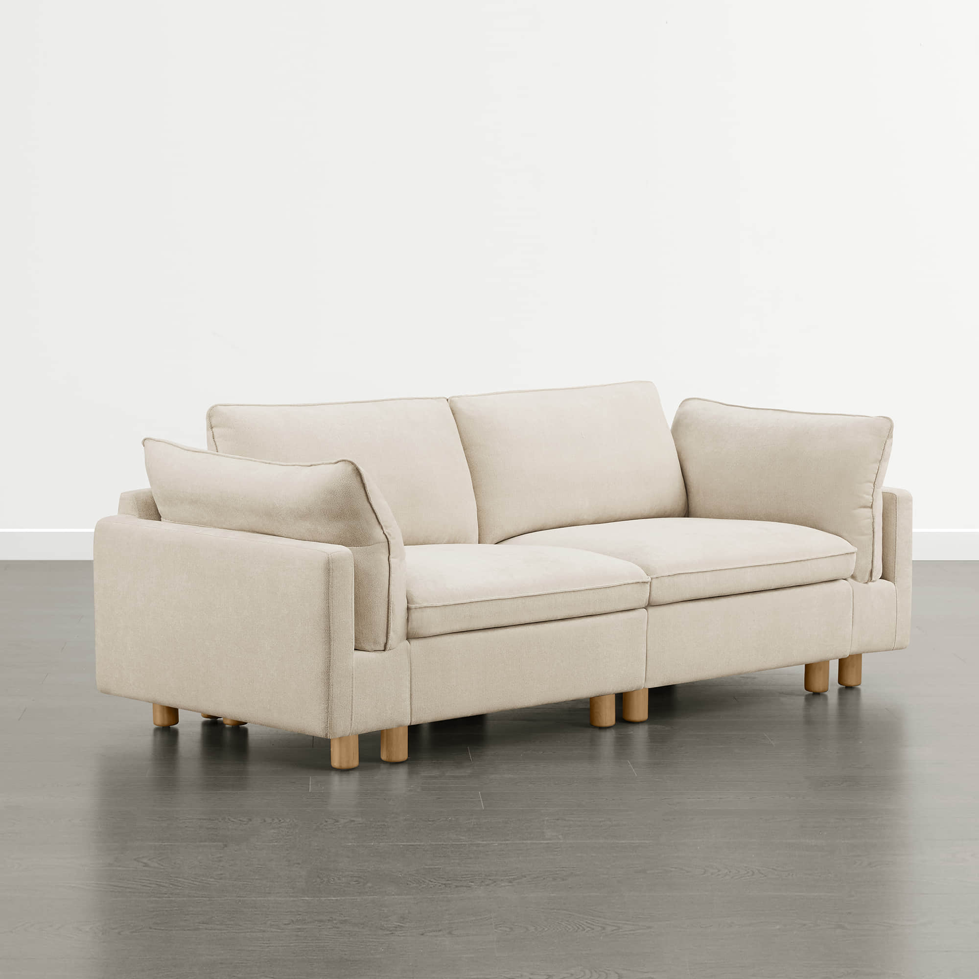 Brendon Modular 2-Seat Sofa with Wood Leg - Image 21