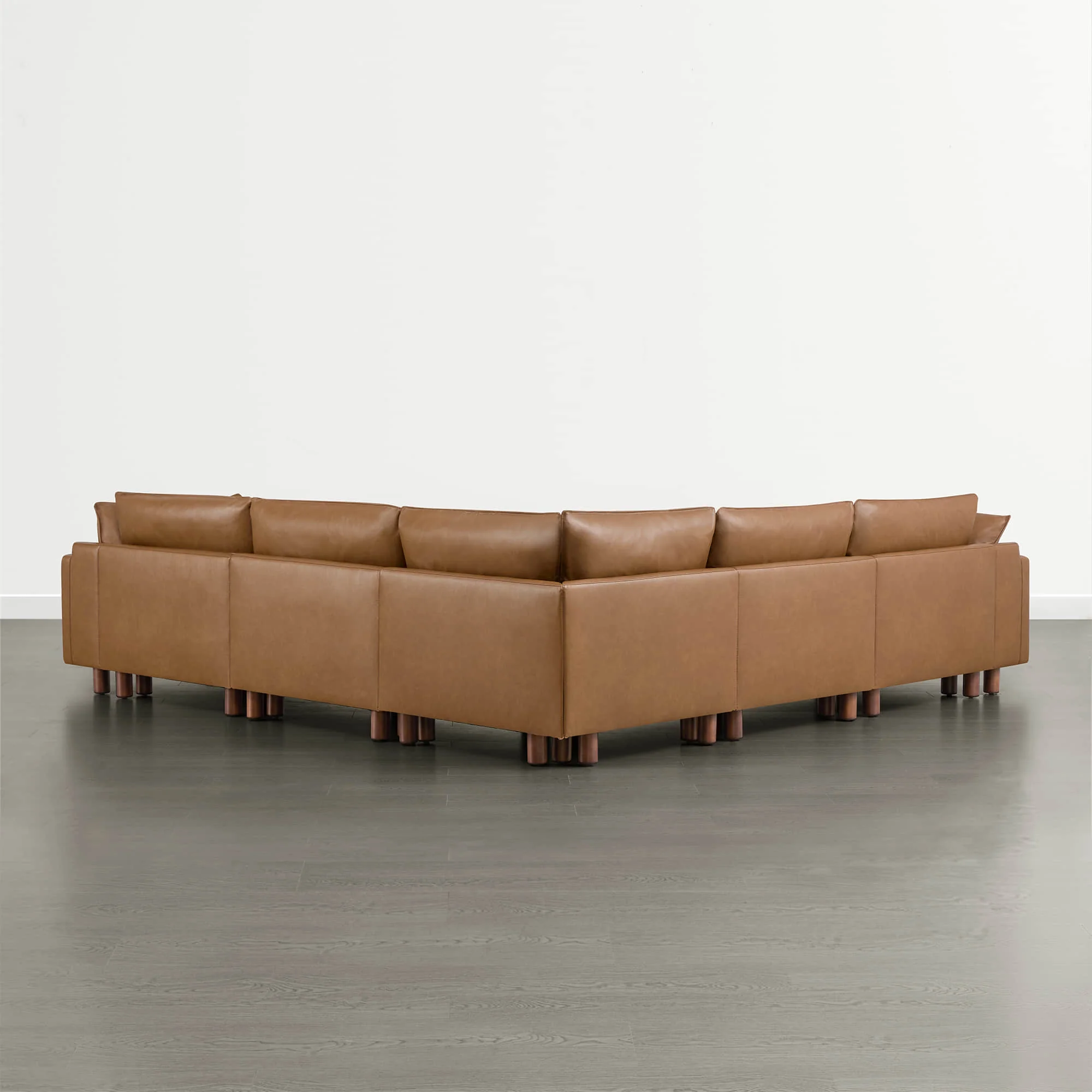 Brendon Modular Corner Sectional Sofa with Wood Leg - Image 18