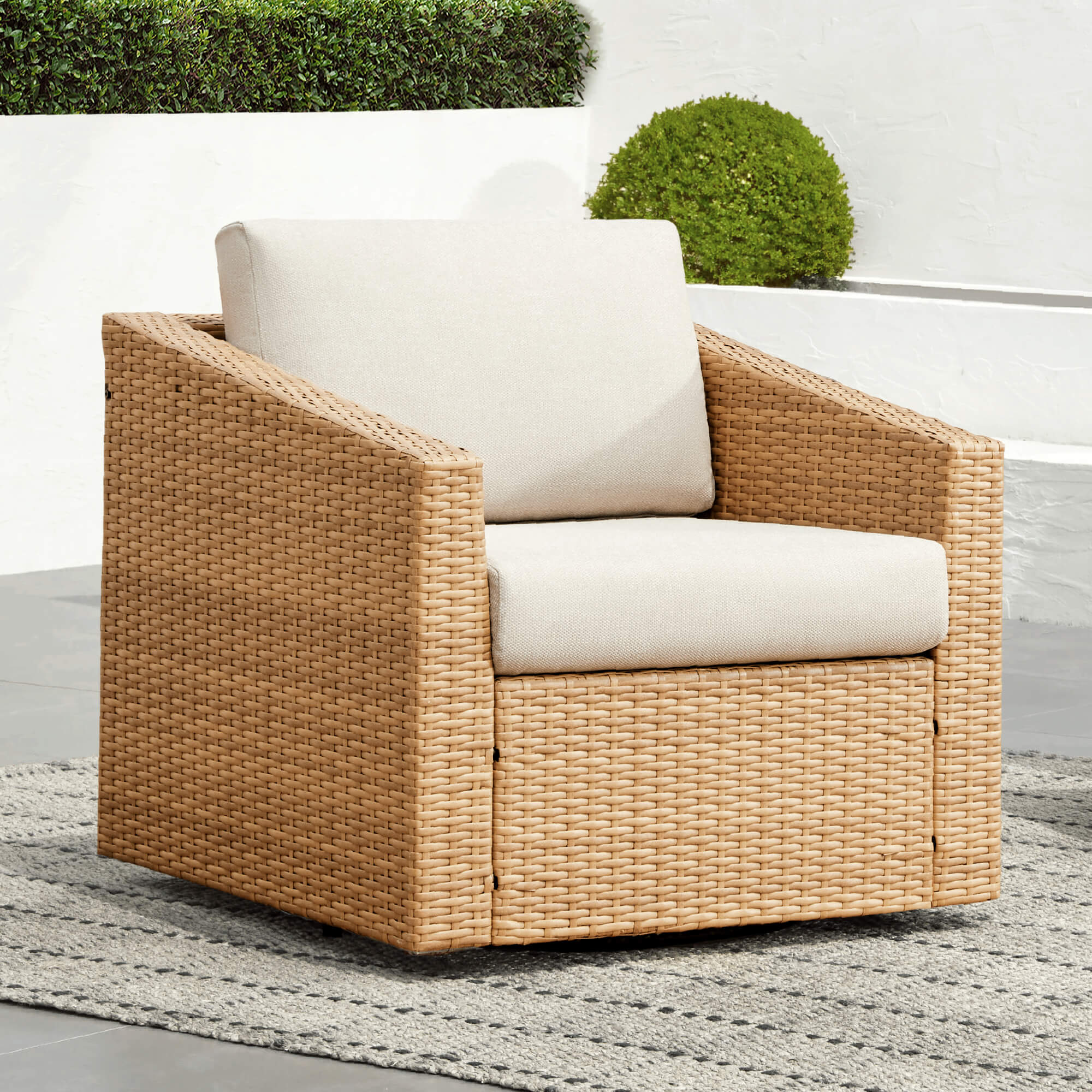 Calum Rattan Outdoor Bistro Set - Image 38