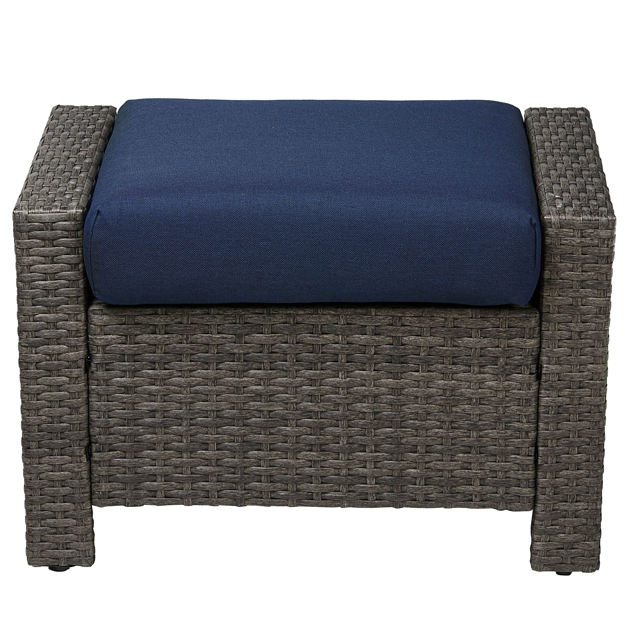 Calum Rattan Outdoor Ottoman - Image 11