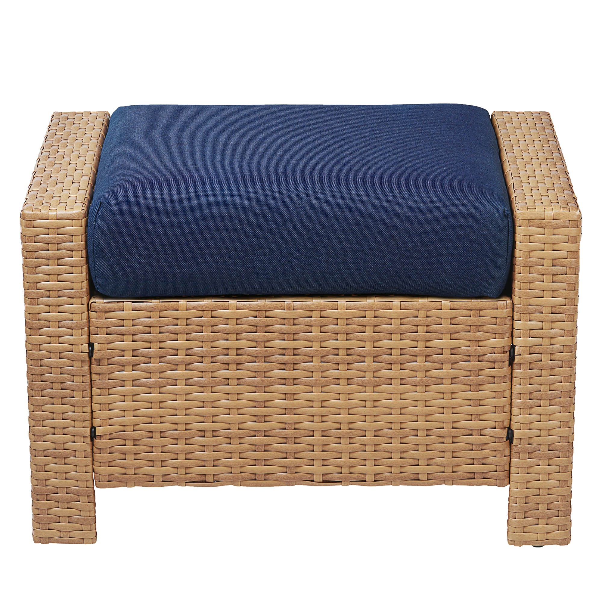 Calum Rattan Outdoor Ottoman - Image 17
