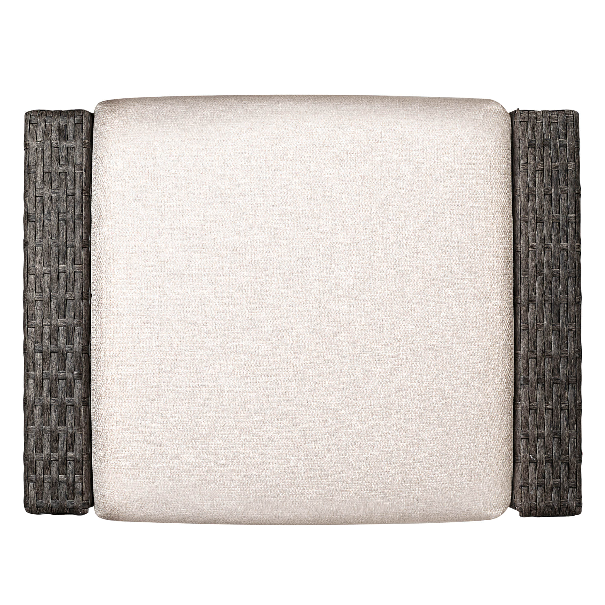 Calum Rattan Outdoor Ottoman - Image 7