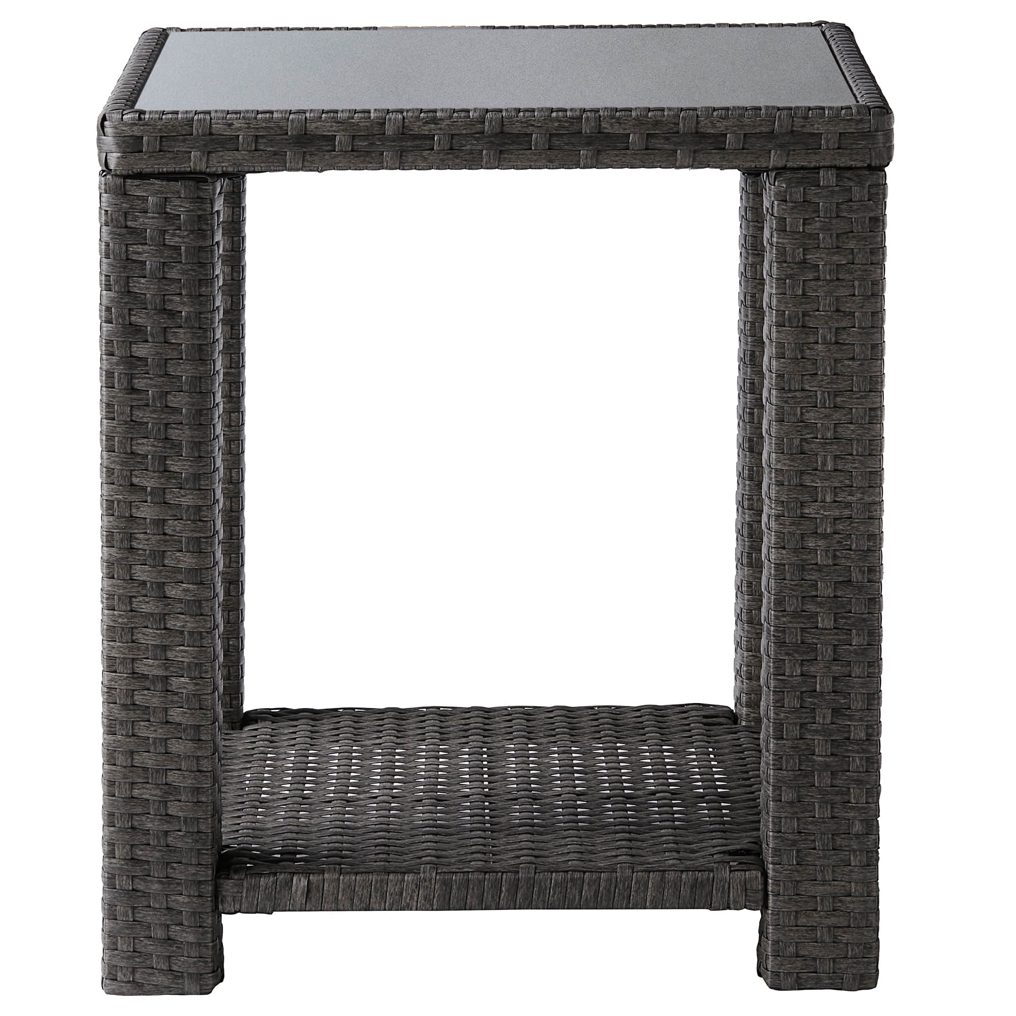 Calum Rattan Outdoor Side Table - Image 7